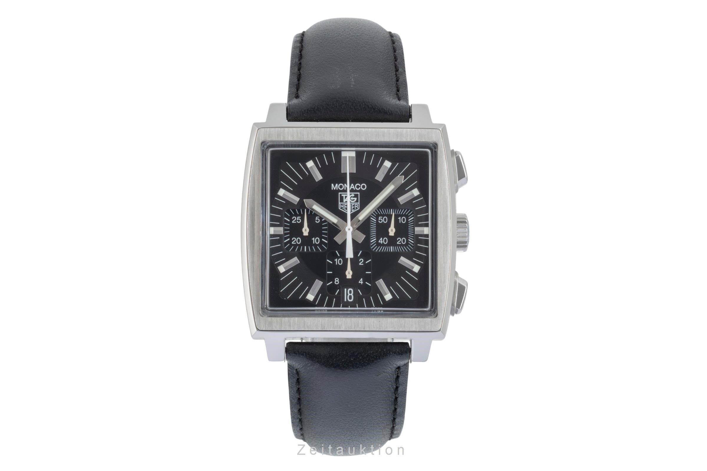 Tag Heuer Monaco Chronograph Stahl Automatik Herrenuhr CW2111-0 VP: 6850,- € [2505838]