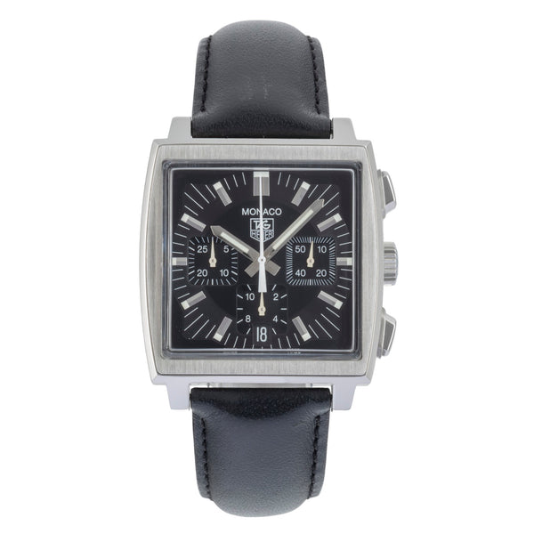 Tag Heuer Monaco Chronograph Stahl Automatik Herrenuhr CW2111-0 VP: 6850,- € [2505838]