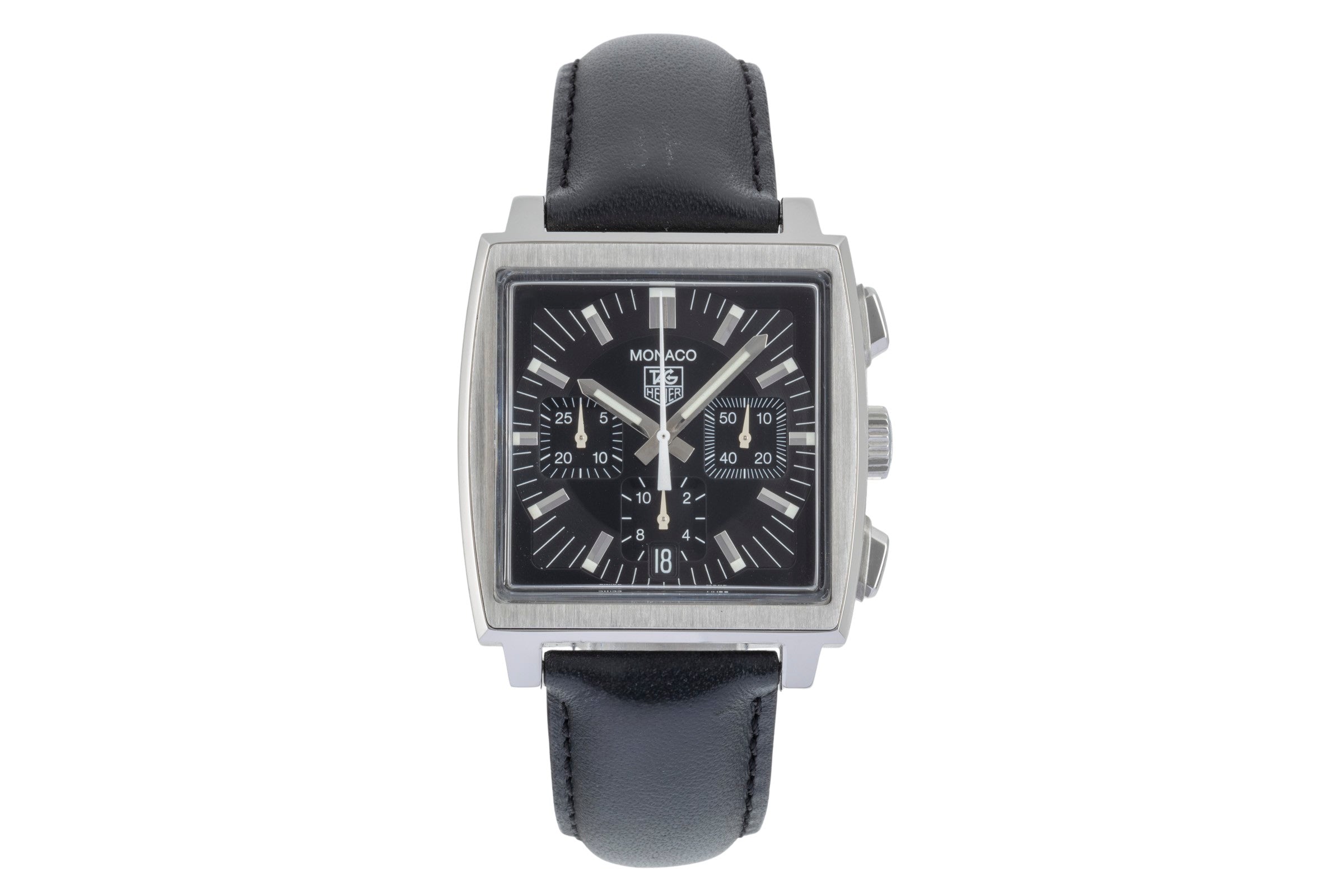 Tag Heuer Monaco Chronograph Stahl Automatik Herrenuhr CW2111-0 VP: 6850,- € [2505838]