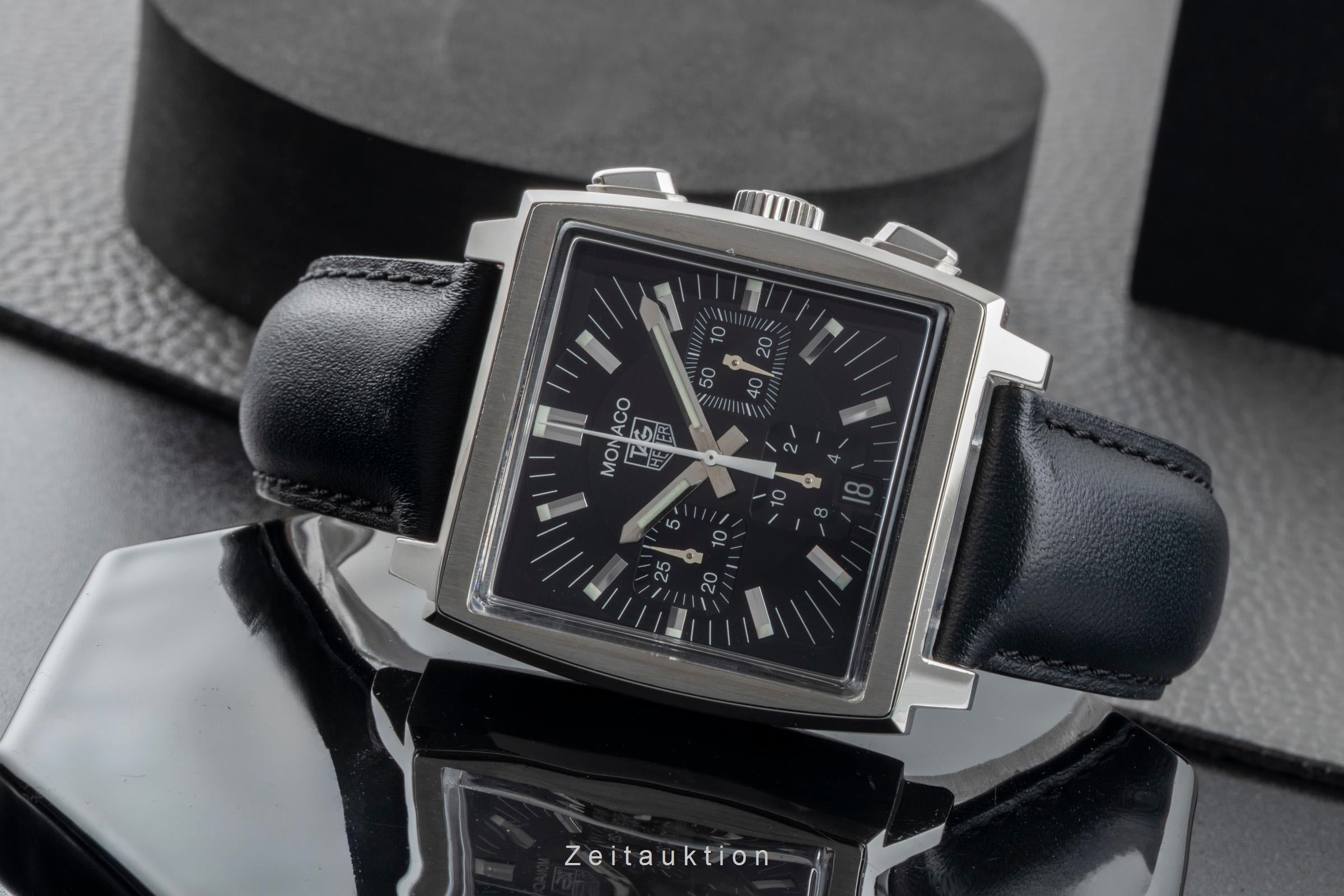 Tag Heuer Monaco Chronograph Stahl Automatik Herrenuhr CW2111-0 VP: 6850,- € [2505838]