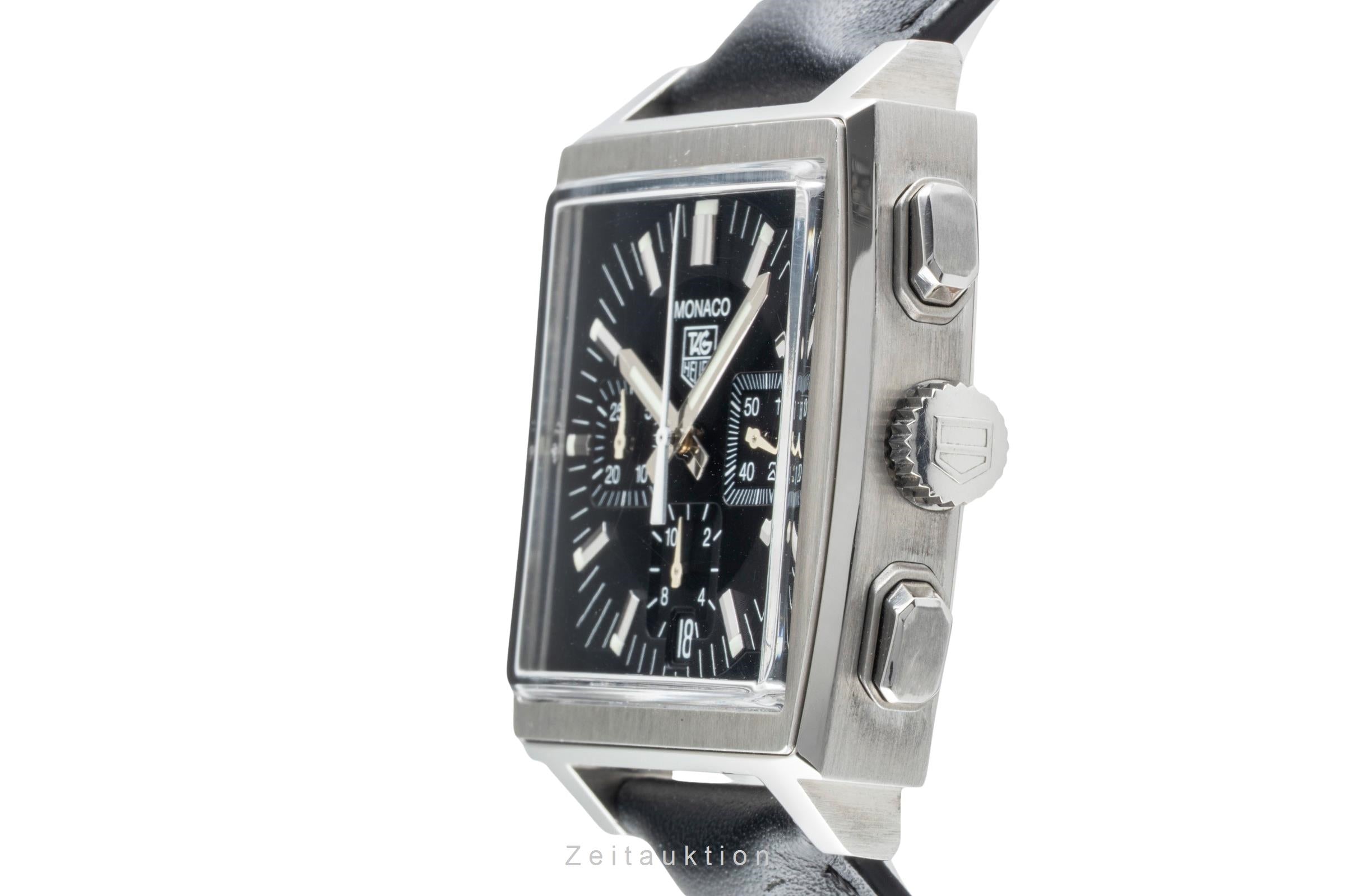 Tag Heuer Monaco Chronograph Stahl Automatik Herrenuhr CW2111-0 VP: 6850,- € [2505838]