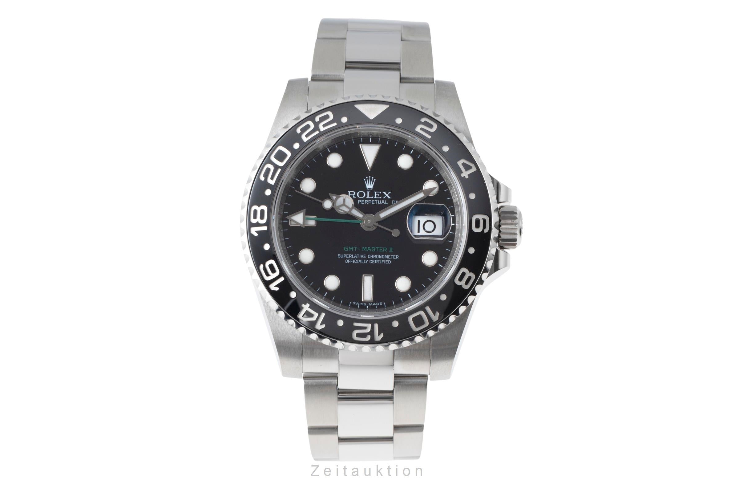 Rolex GMT-Master II steel automatic men's watch 116710LN  [2505842]