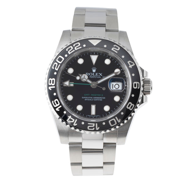 Rolex GMT-Master II steel automatic men's watch 116710LN  [2505842]