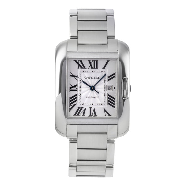 Cartier Tank acero automático reloj para caballeros W5310009  [2505843]