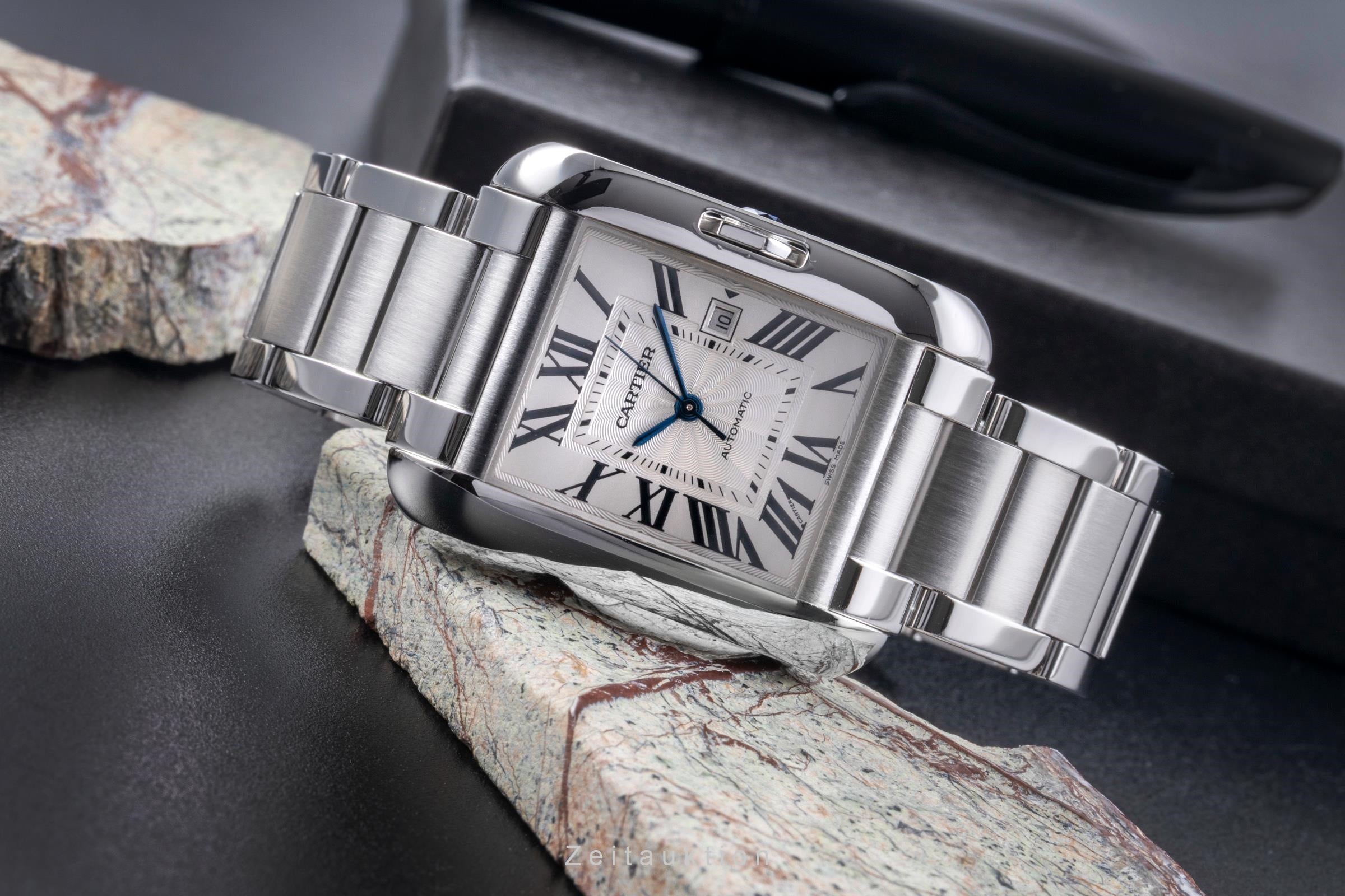 Cartier Tank acero automático reloj para caballeros W5310009  [2505843]