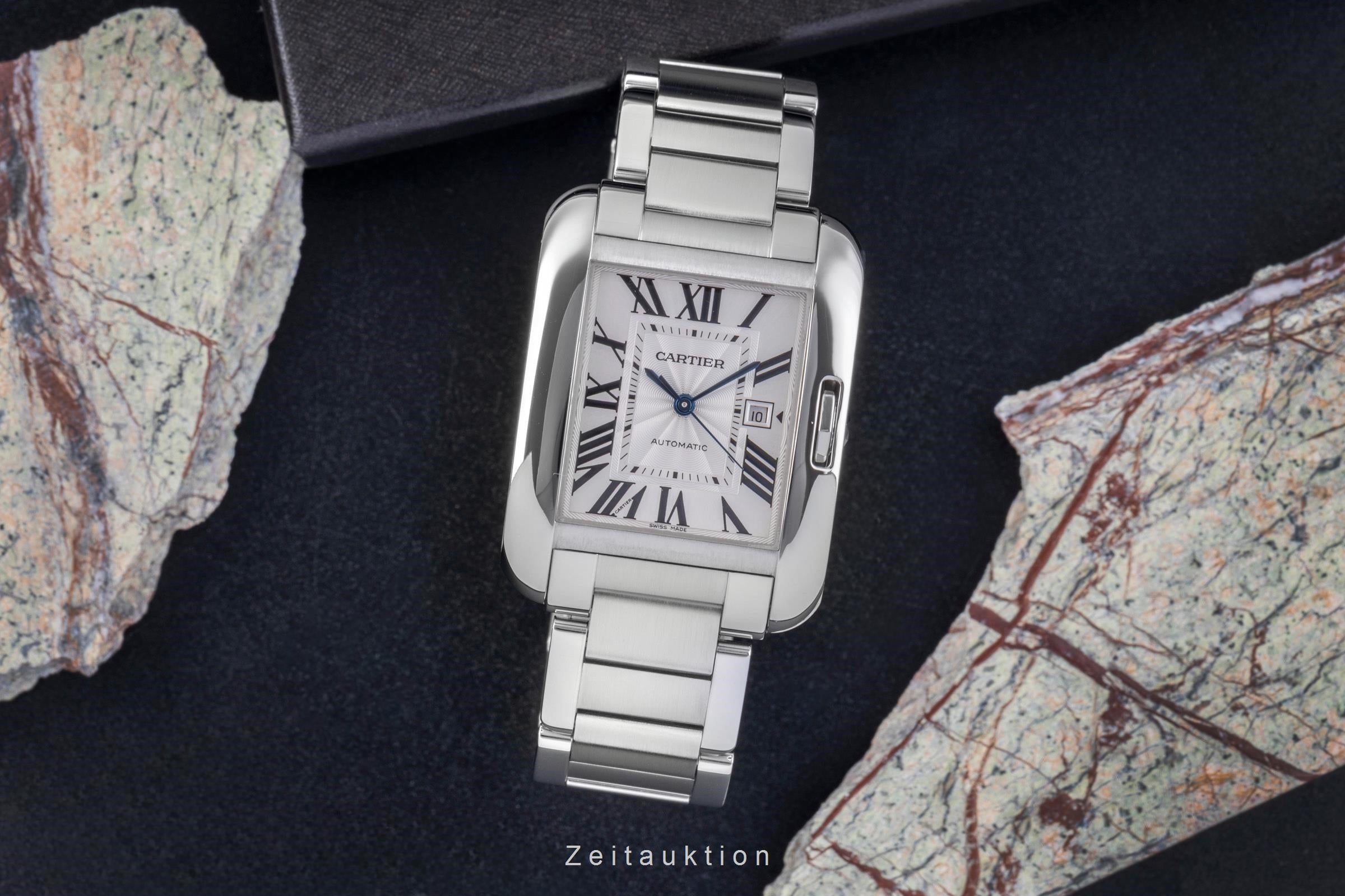 Cartier Tank acero automático reloj para caballeros W5310009  [2505843]