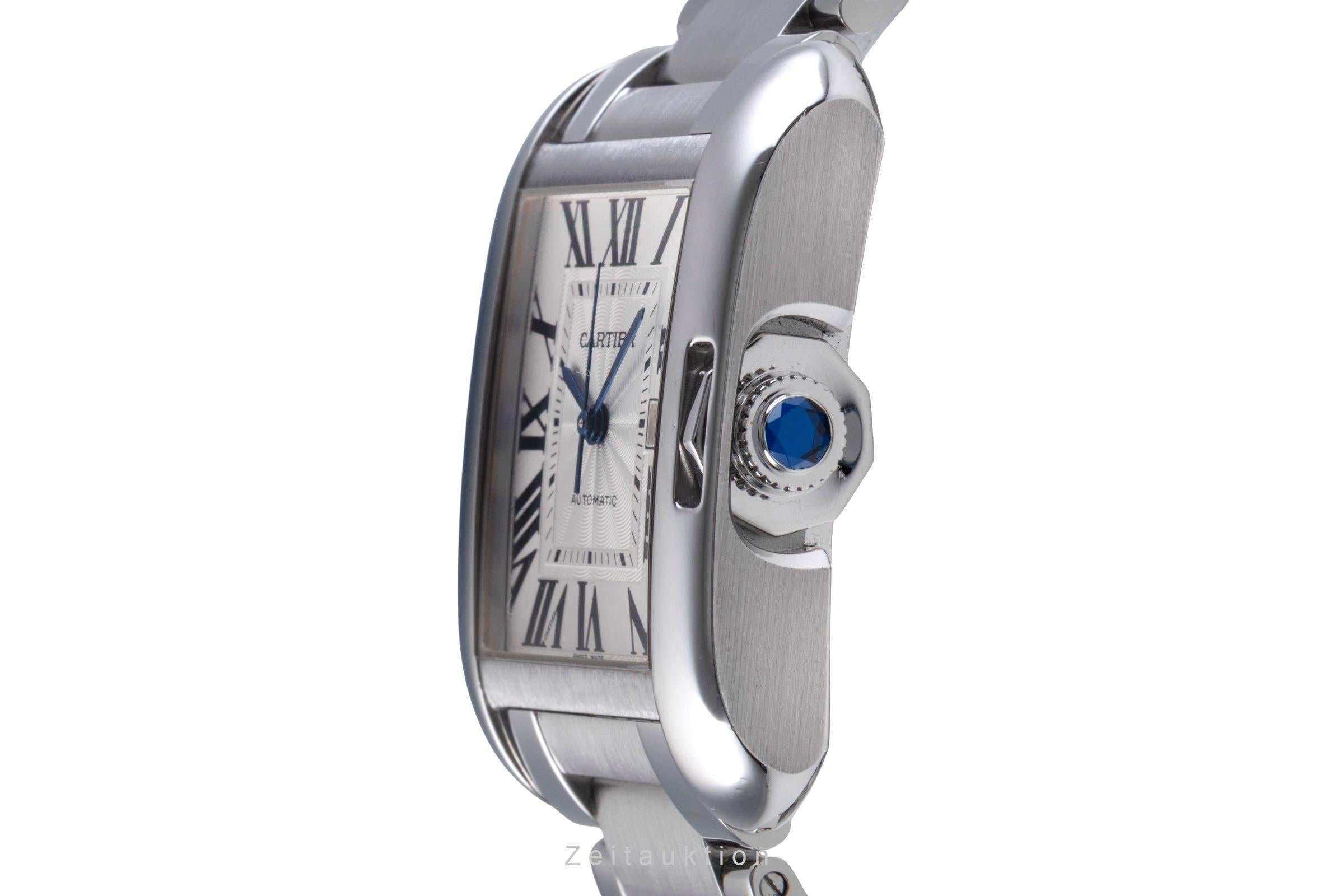 Cartier Tank acero automático reloj para caballeros W5310009  [2505843]