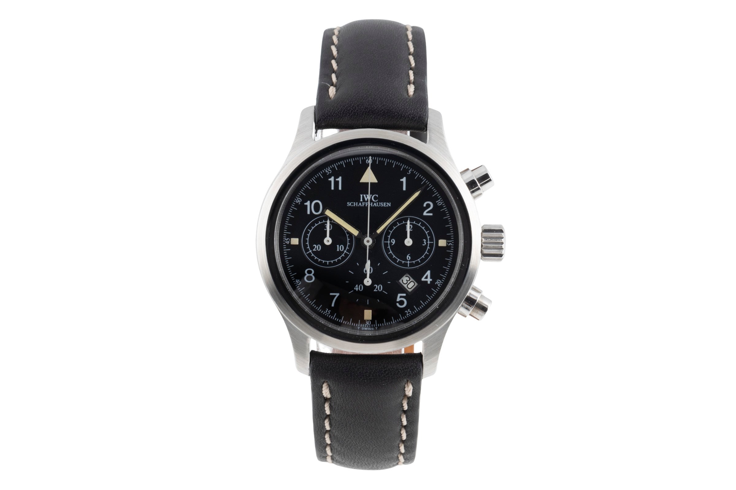 IWC Pilot Chronograph Edelstahl Quarz Herrenuhr Edelstahl Ref. IW374101  [2505844]
