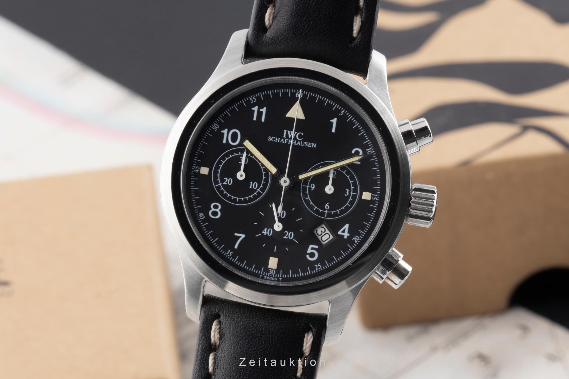 IWC Pilot Chronograph Edelstahl Quarz Herrenuhr Edelstahl Ref. IW374101  [2505844]