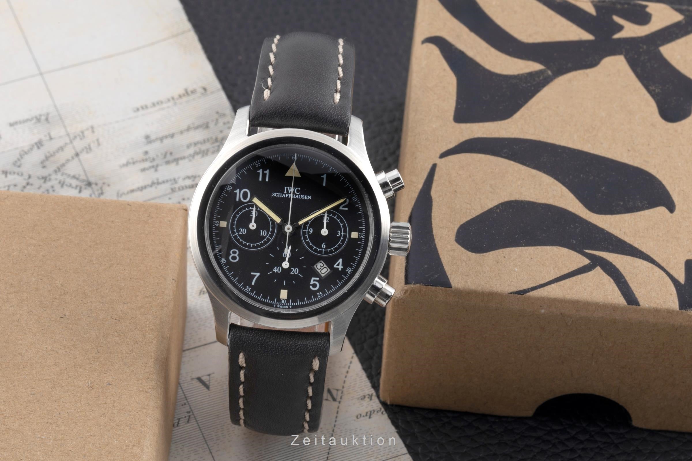 IWC Pilot Chronograph Edelstahl Quarz Herrenuhr Edelstahl Ref. IW374101  [2505844]