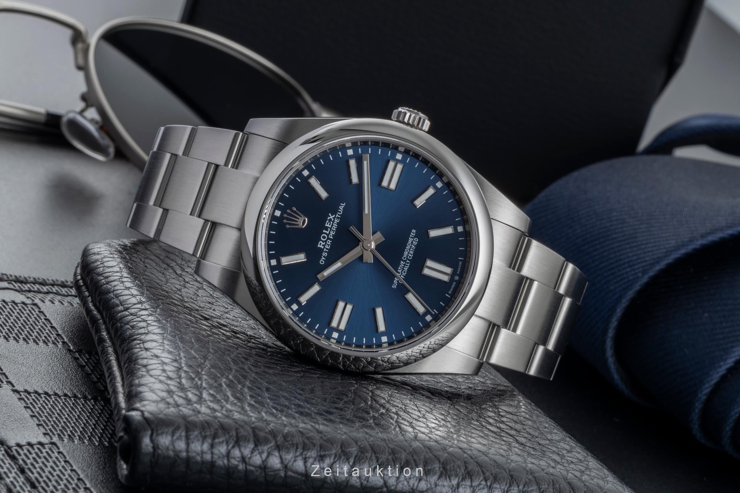 Rolex Oyster Perpetual acier automatique montre pour hommes 124300  [2505848]