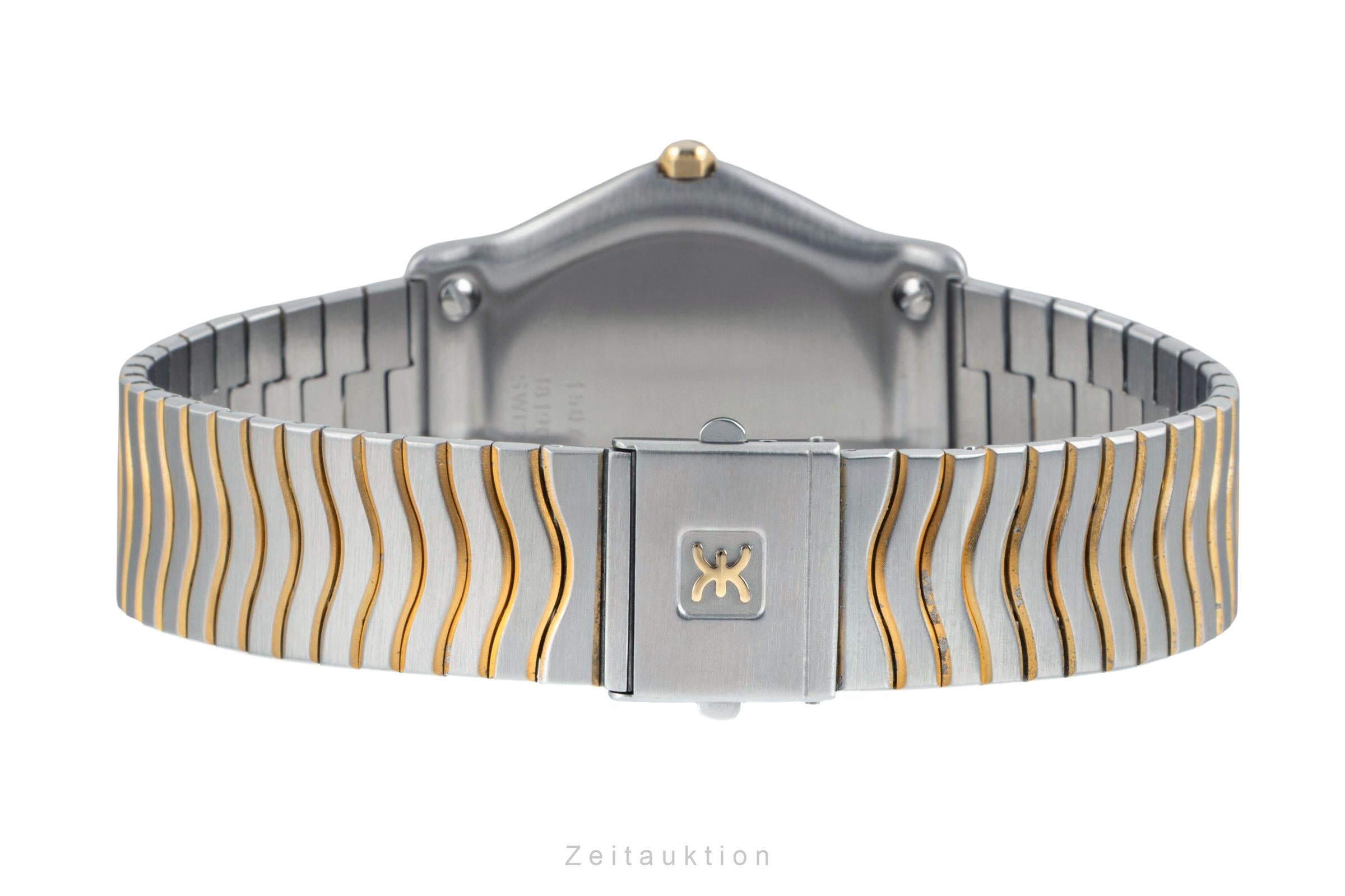 【新品】EBEL CLASSIC WAVE 金属ベルト 21mm Ebel Classic Wave steel / gold quartz Kal. 81 Ref. 181903 | 2505849