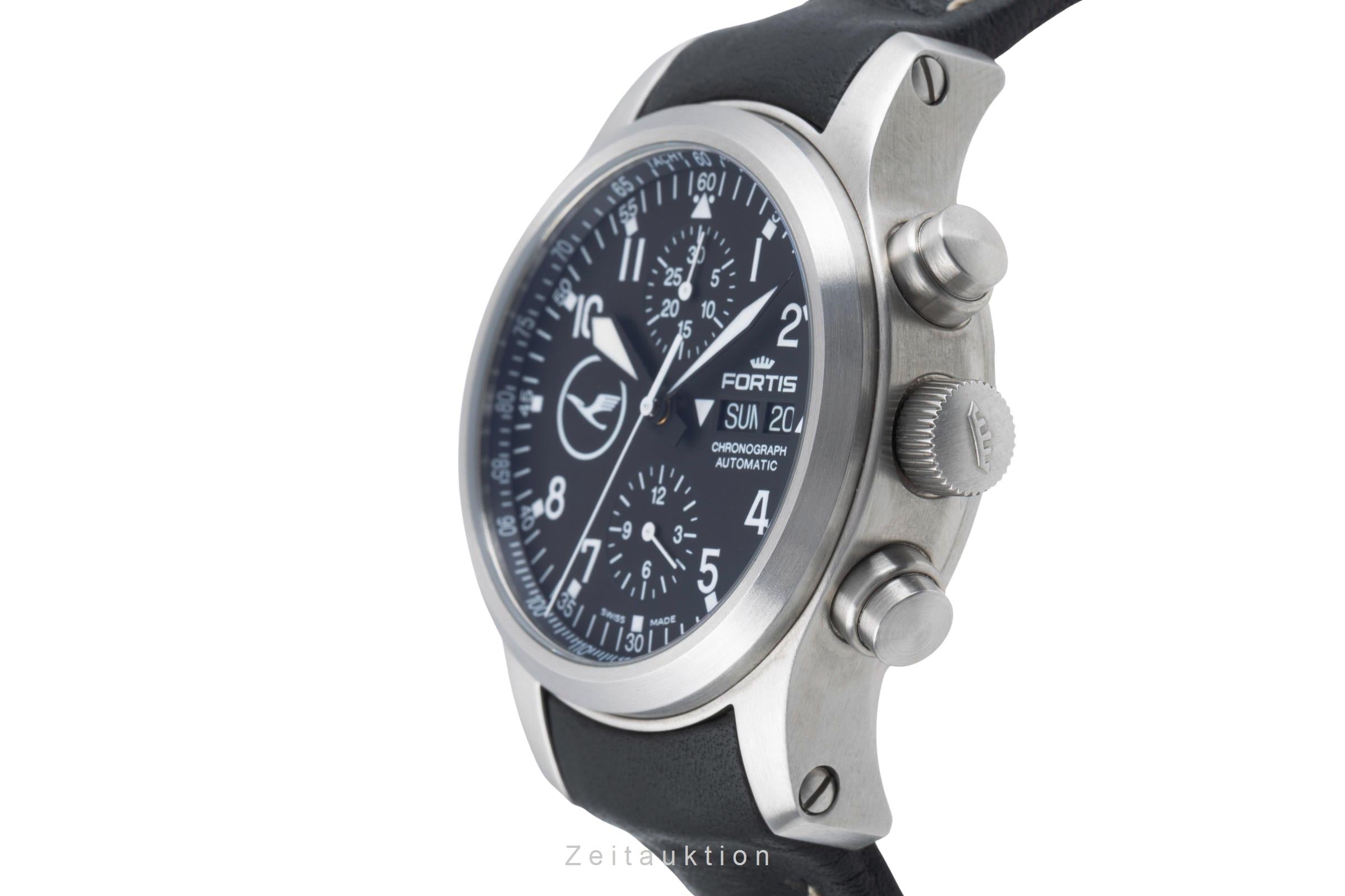 Fortis Flieger Chronograph chronographe acier automatique montre pour hommes 635.10.141 Limited  [2505857]