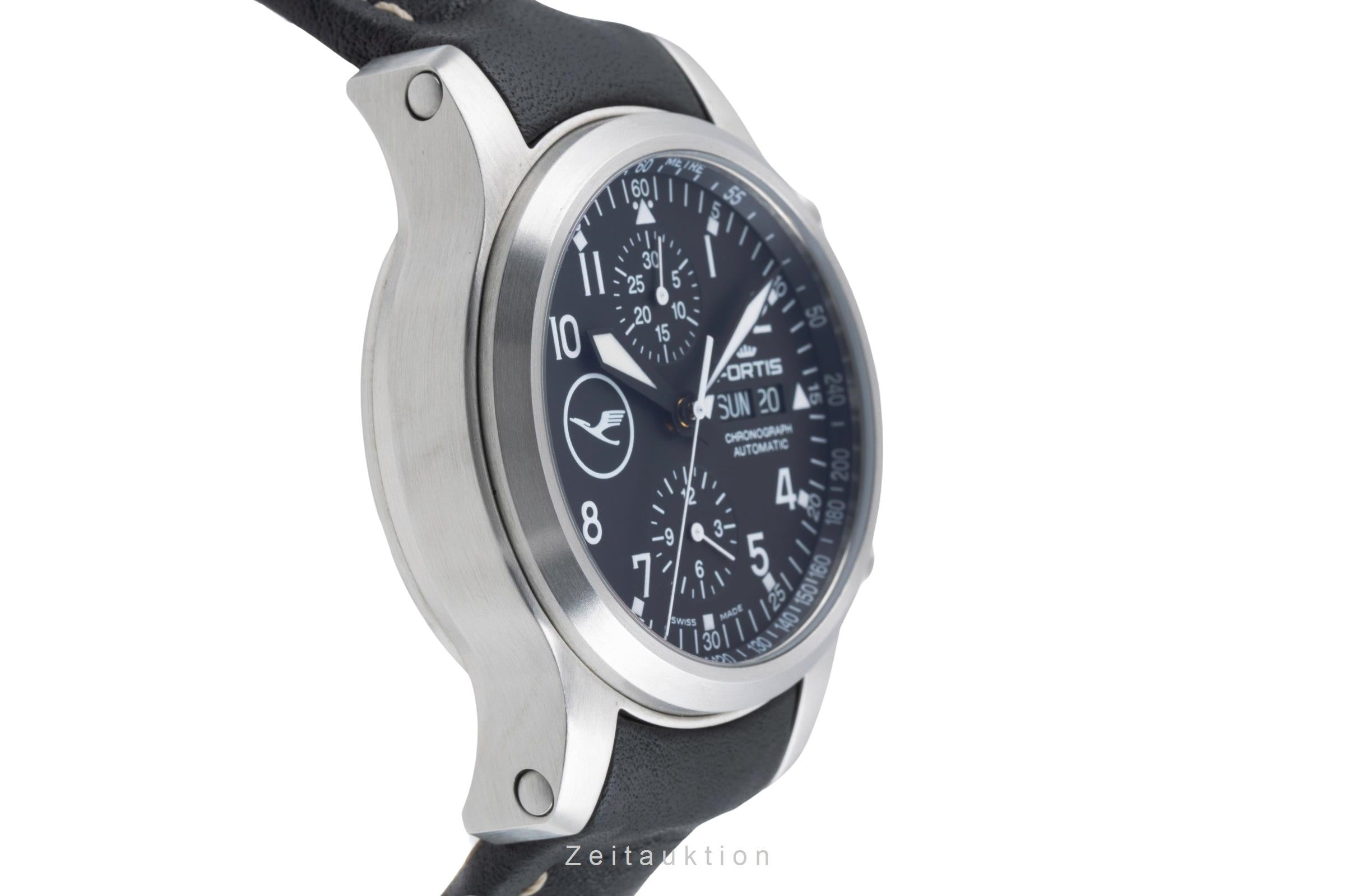 Fortis Flieger Chronograph chronographe acier automatique montre pour hommes 635.10.141 Limited  [2505857]