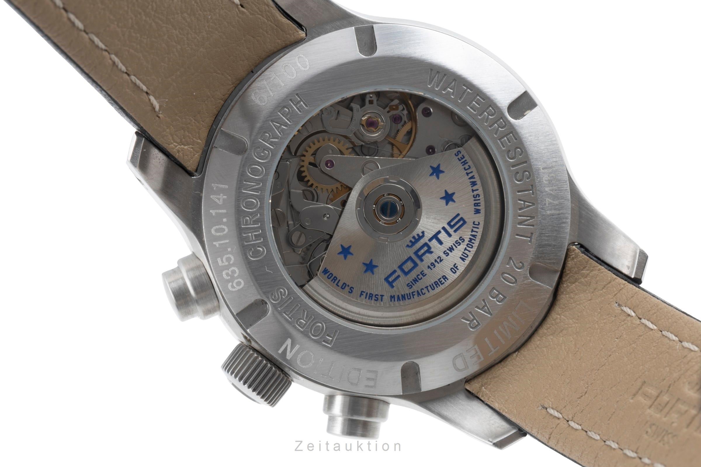 Fortis Flieger Chronograph chronographe acier automatique montre pour hommes 635.10.141 Limited  [2505857]