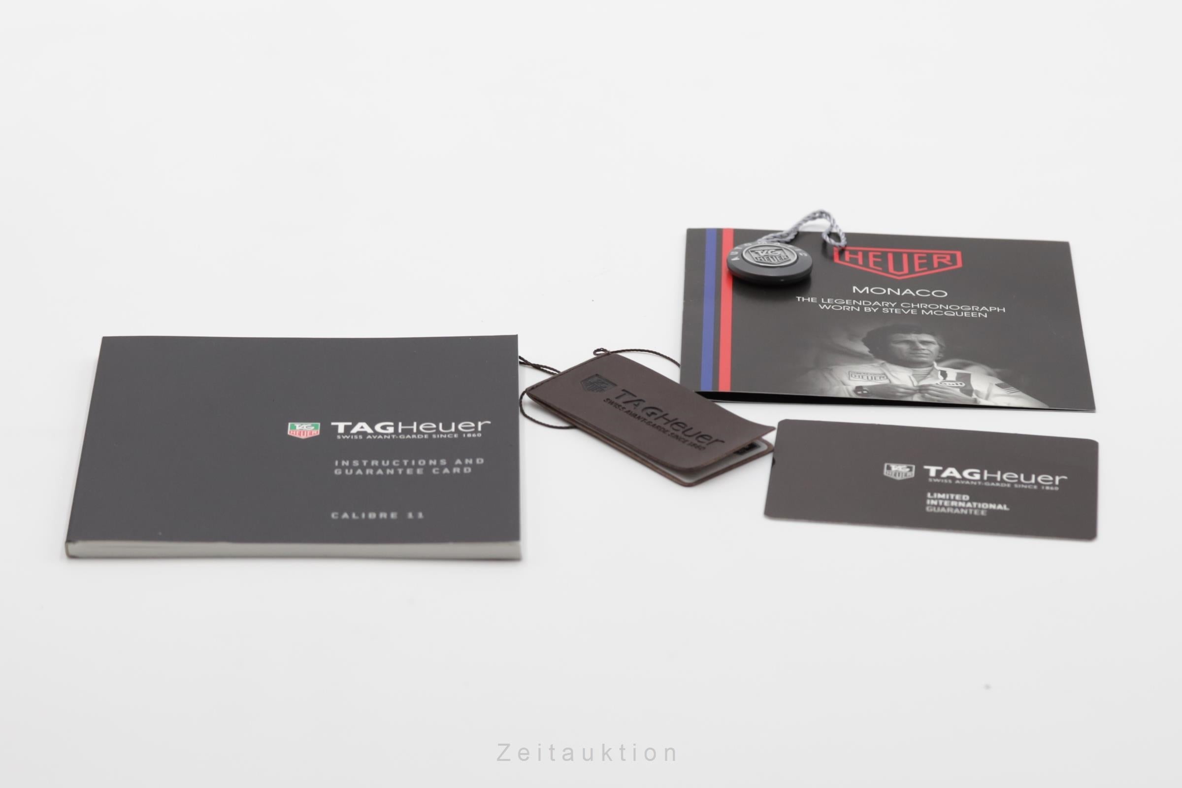 Tag Heuer Monaco Chronograph Stahl Automatik Ref. CAW2111.FC6356 B&P 2015 [2505859]