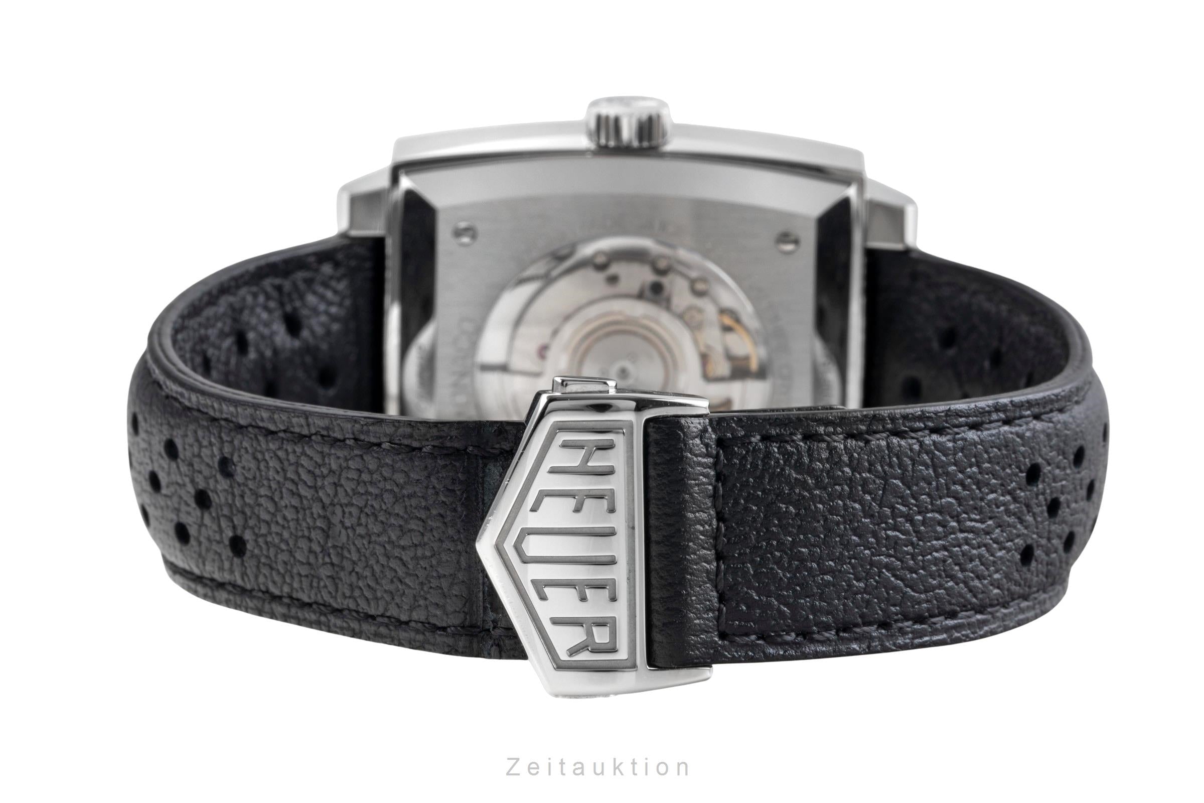 Tag Heuer Monaco Chronograph Stahl Automatik Ref. CAW2111.FC6356 B&P 2015 [2505859]