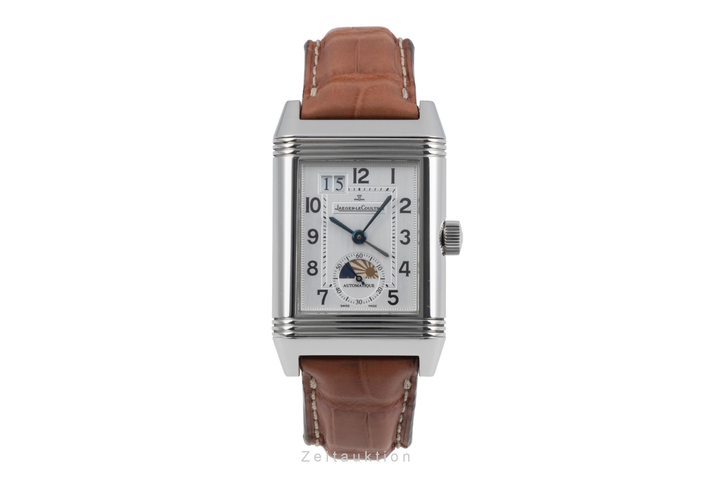 Jaeger LeCoultre Reverso acier automatique montre pour hommes Q3038420 , 240.8.72  [2505860]