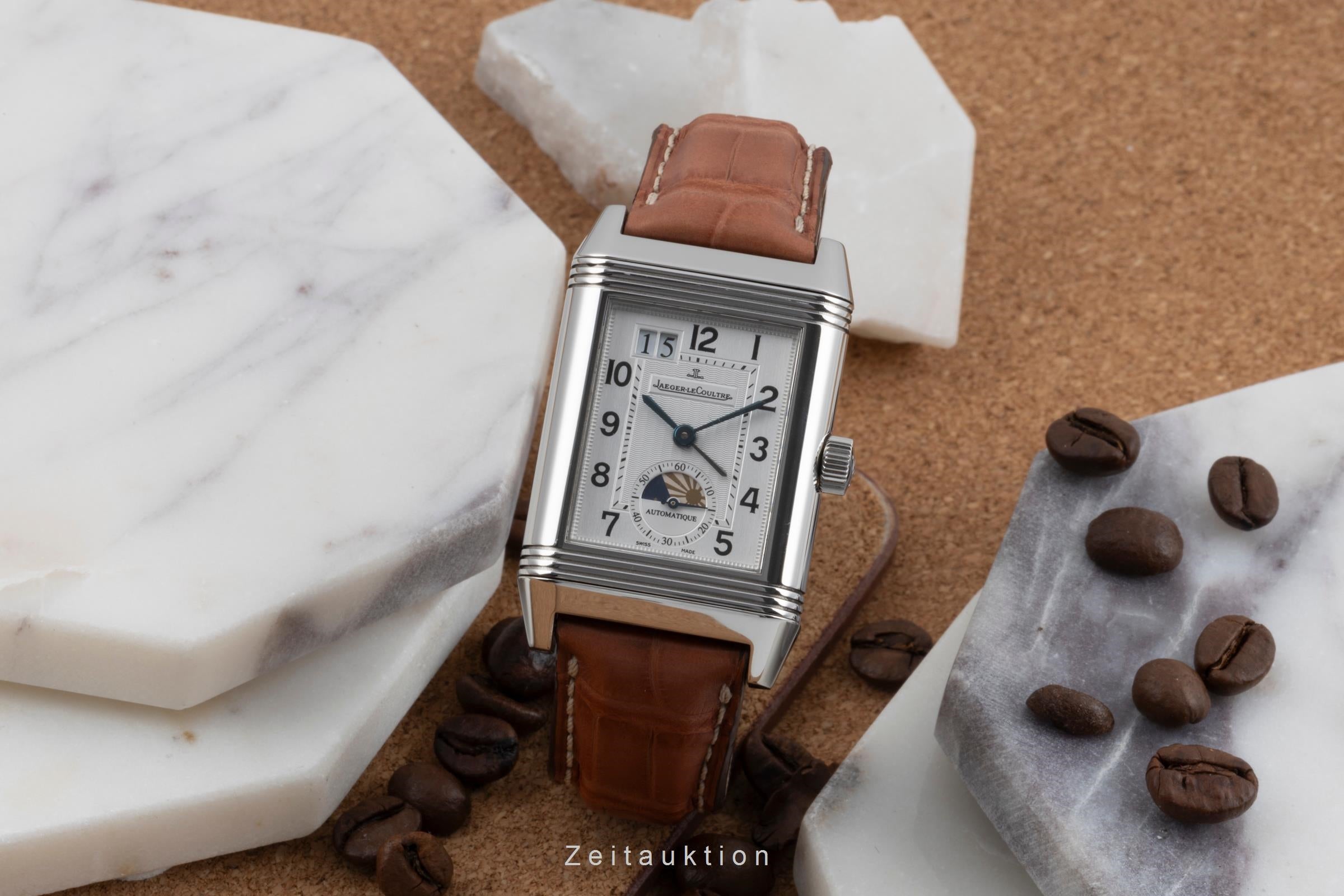 Jaeger LeCoultre Reverso acier automatique montre pour hommes Q3038420 , 240.8.72  [2505860]