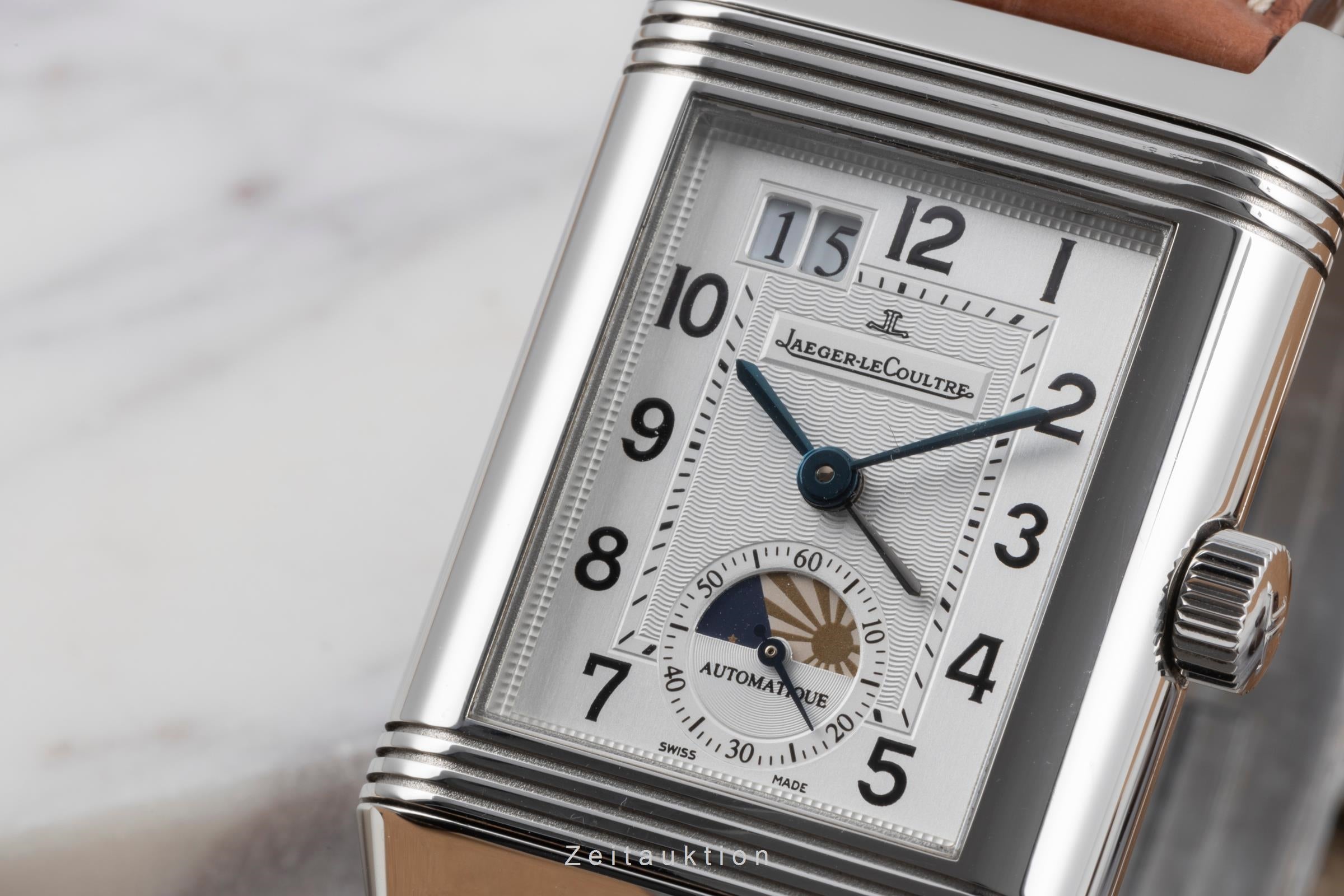 Jaeger LeCoultre Reverso acier automatique montre pour hommes Q3038420 , 240.8.72  [2505860]