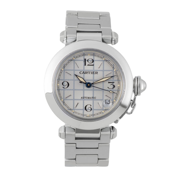 Cartier Pasha acier automatique montre pour hommes W31023M7  [2505862]