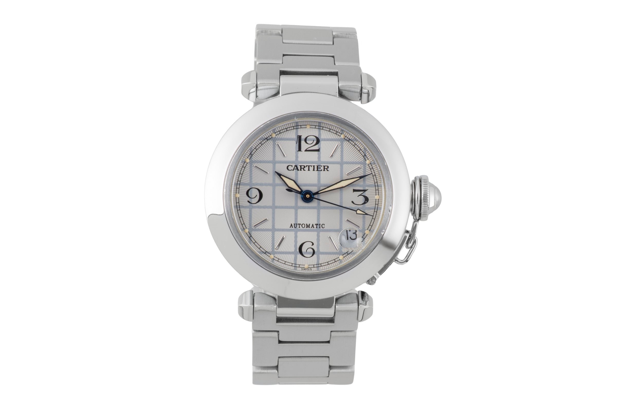 Cartier Pasha acier automatique montre pour hommes W31023M7  [2505862]