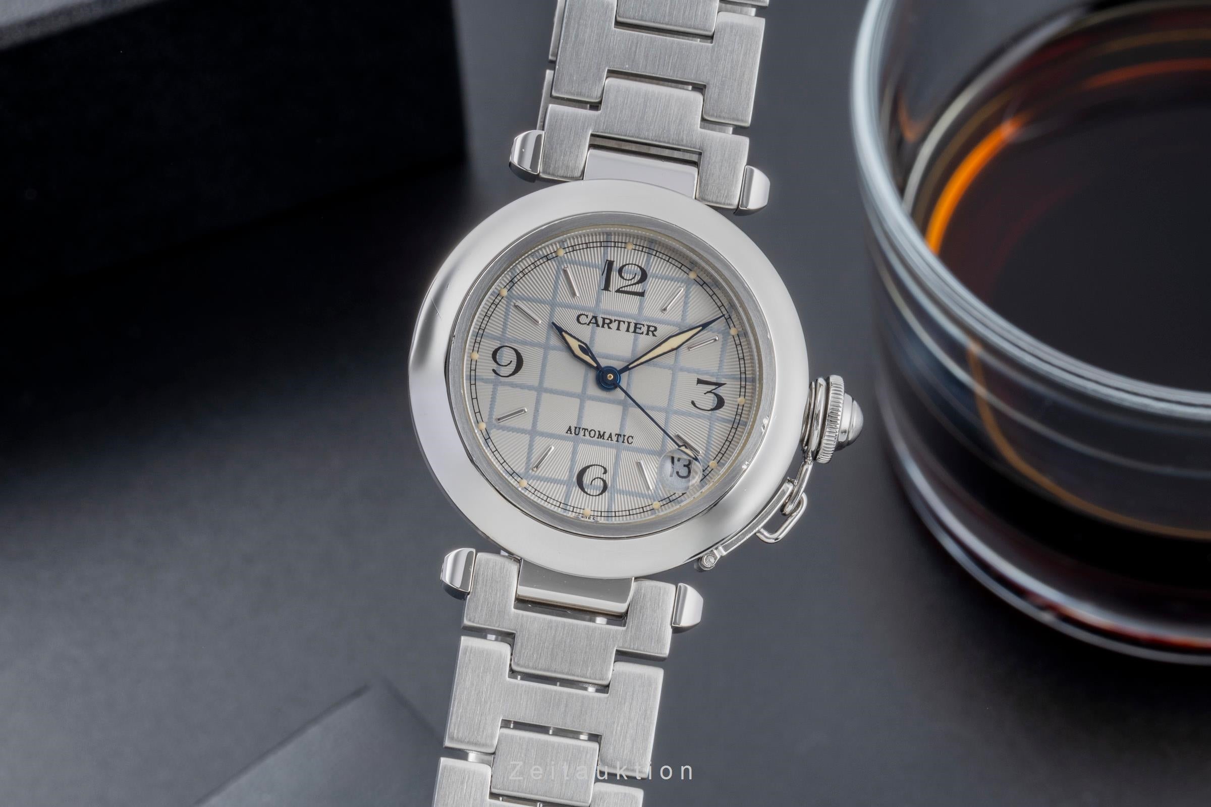 Cartier Pasha acier automatique montre pour hommes W31023M7  [2505862]