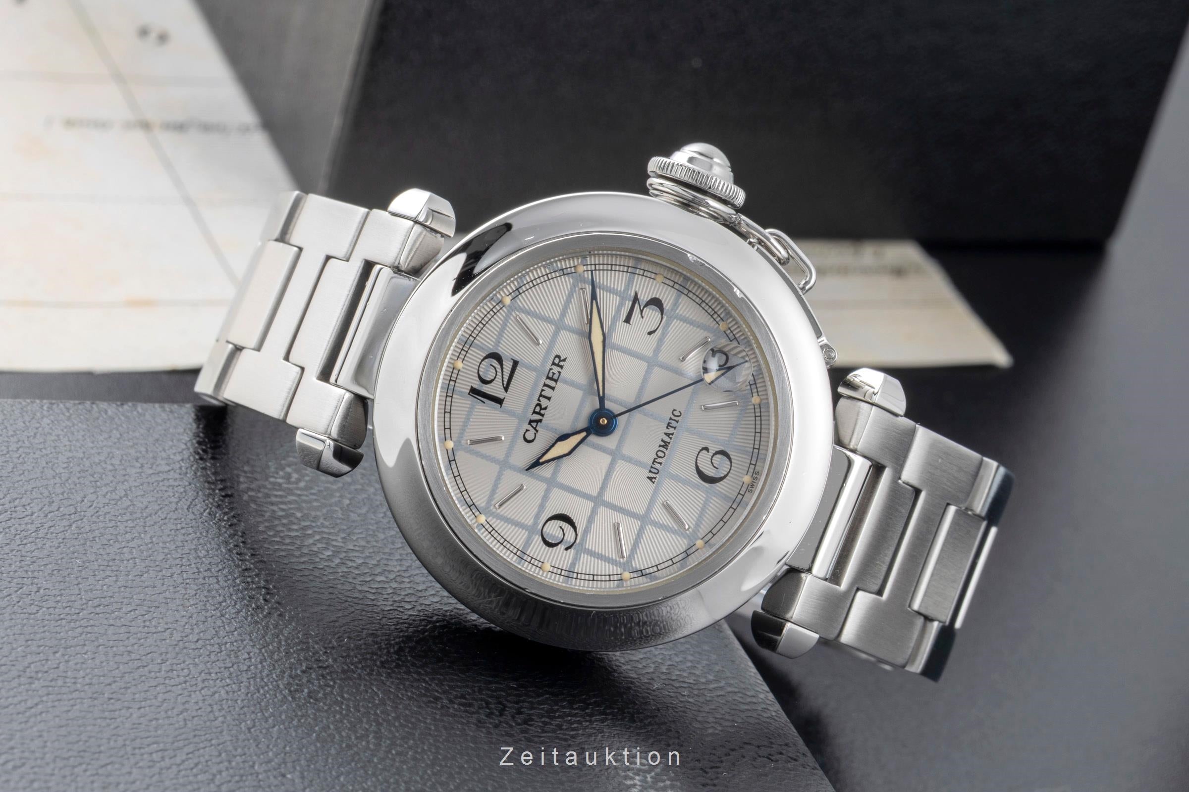 Cartier Pasha acier automatique montre pour hommes W31023M7  [2505862]