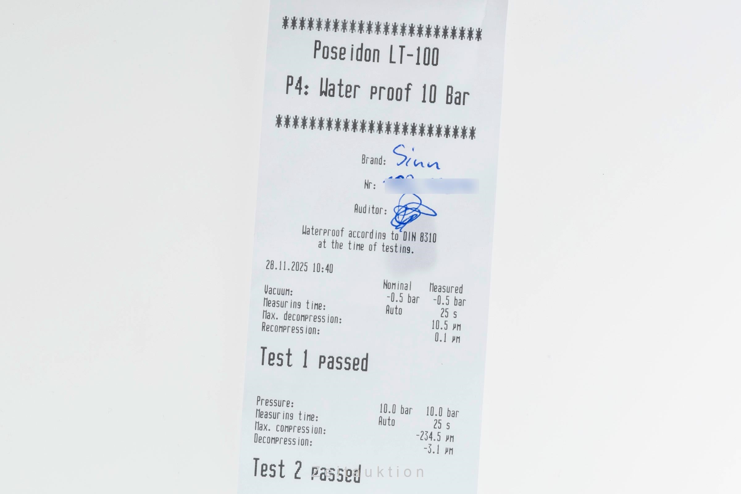 Sinn 103 St Ty Fliegerchronograph Edelstahl Automatik Herrenuhr Ref. 103.050 Box [2505866]