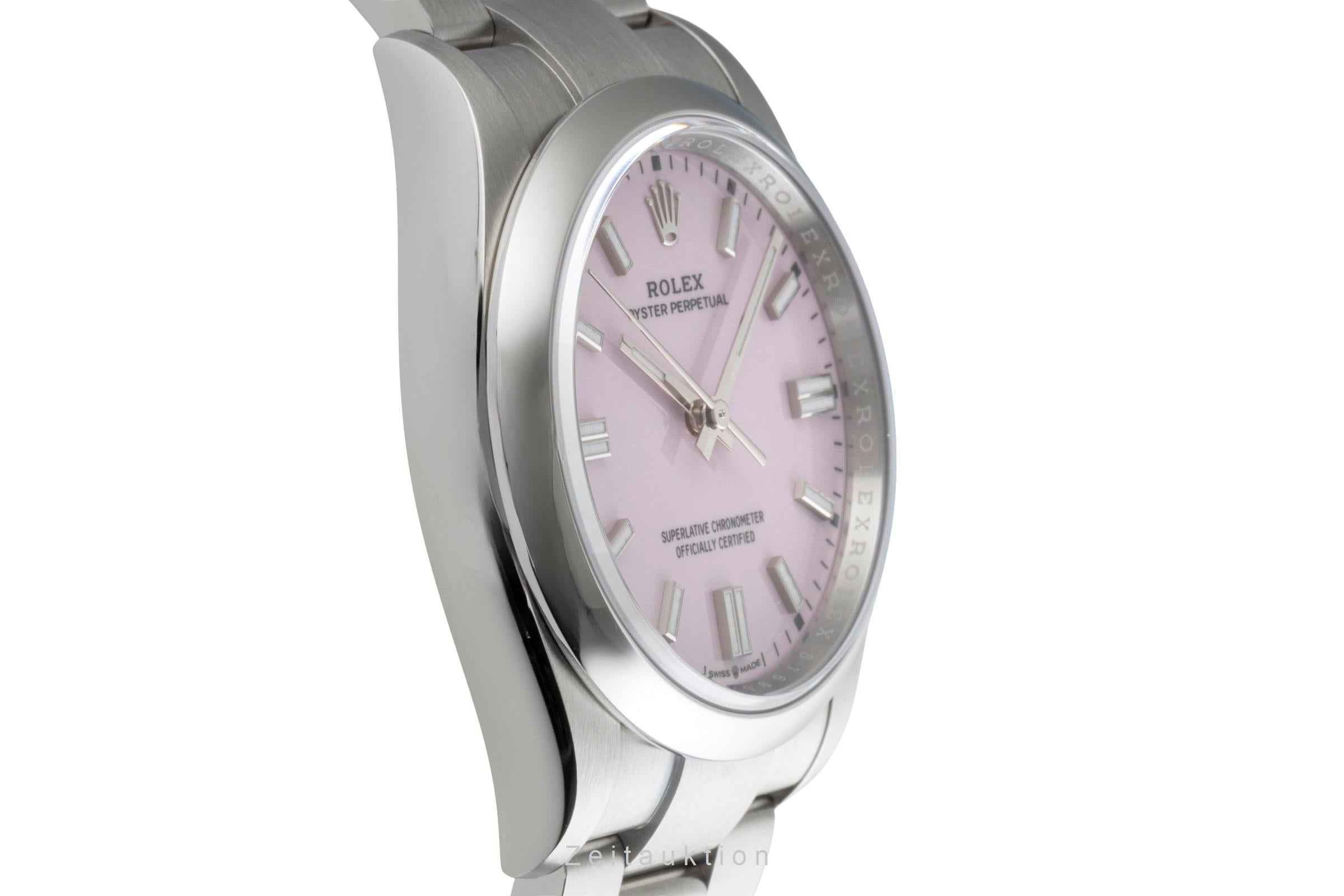 Rolex Oyster Perpetual 36 Candy Pink Stahl Automatik Herrenuhr 126000 B&P 2025 [2505868]