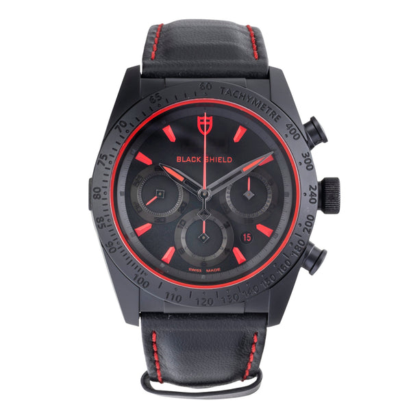Tudor Black Shield chronographe céramique / acier automatique montre pour hommes 42000CR  [2505869]