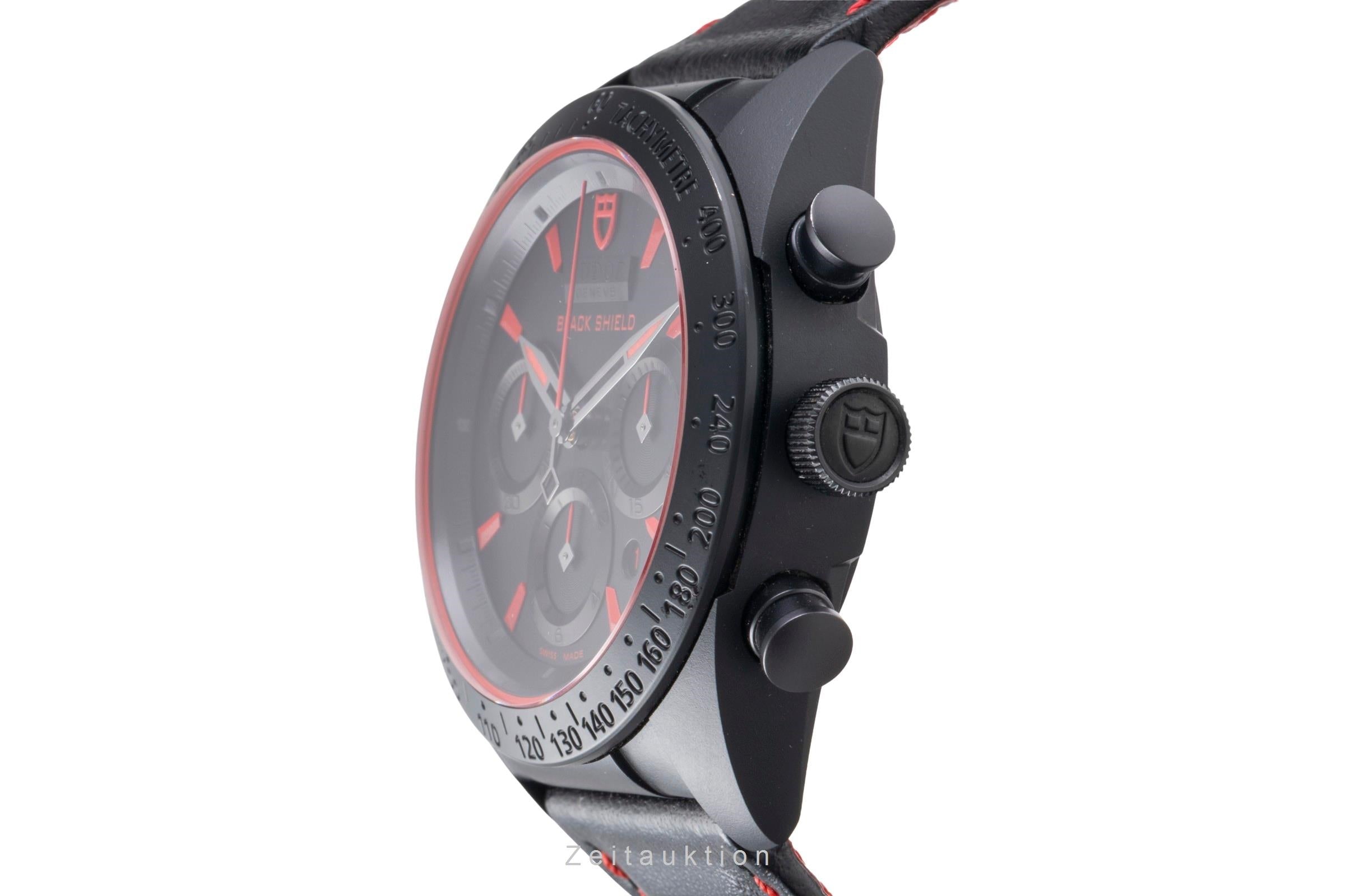 Tudor Black Shield chronographe céramique / acier automatique montre pour hommes 42000CR  [2505869]