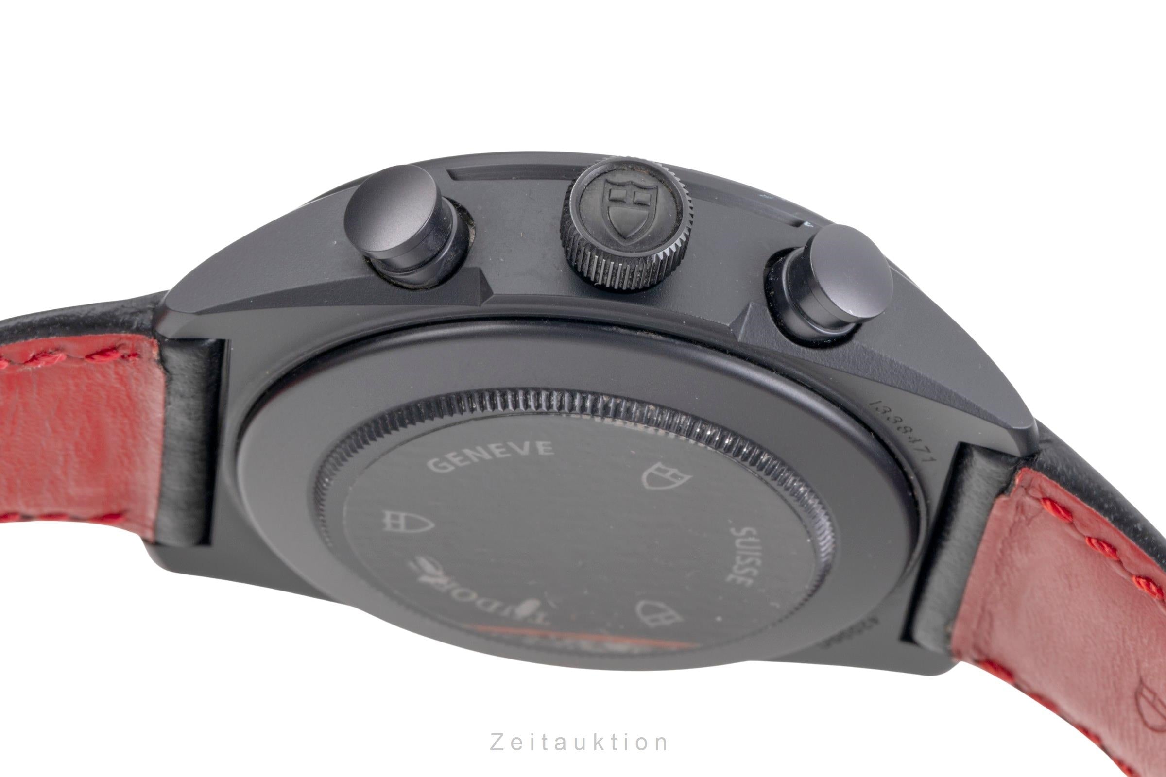 Tudor Black Shield chronographe céramique / acier automatique montre pour hommes 42000CR  [2505869]