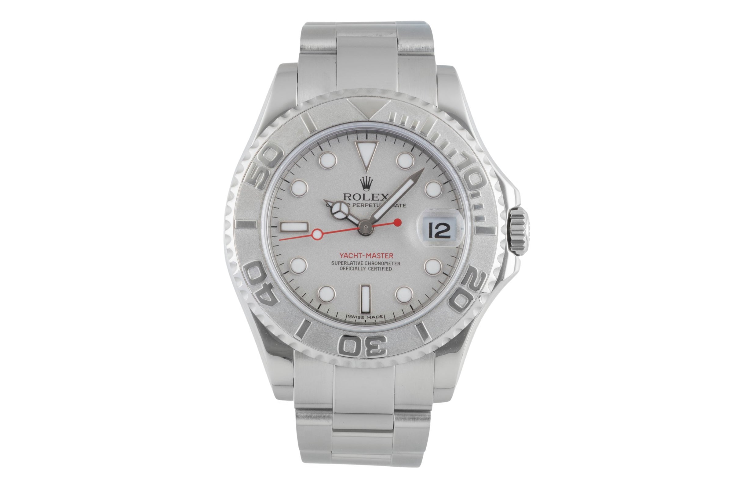 Rolex Yacht-Master acier / platine automatique montre pour hommes 168622  [2505872]