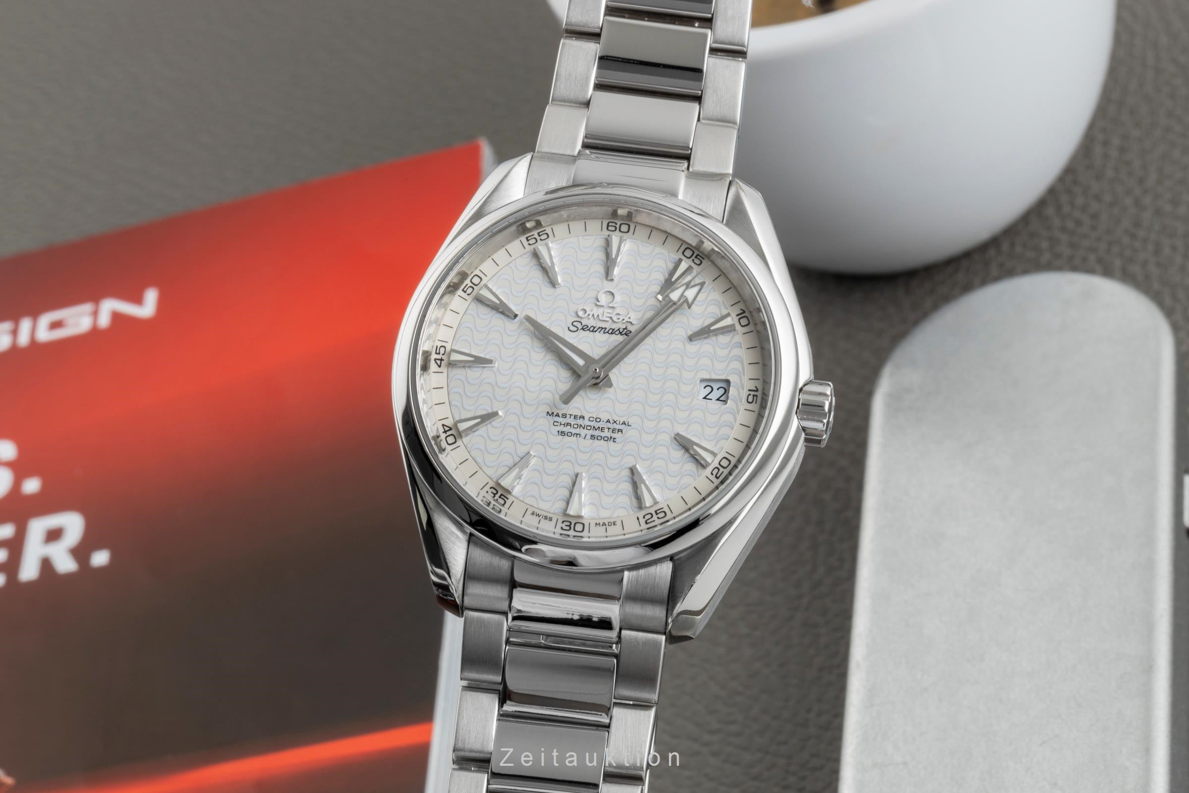 OMEGA クォーツ 時計 シルバー Omega Seamaster steel automatic Kal. 8500 Ref. 231.10.42.21.02.006