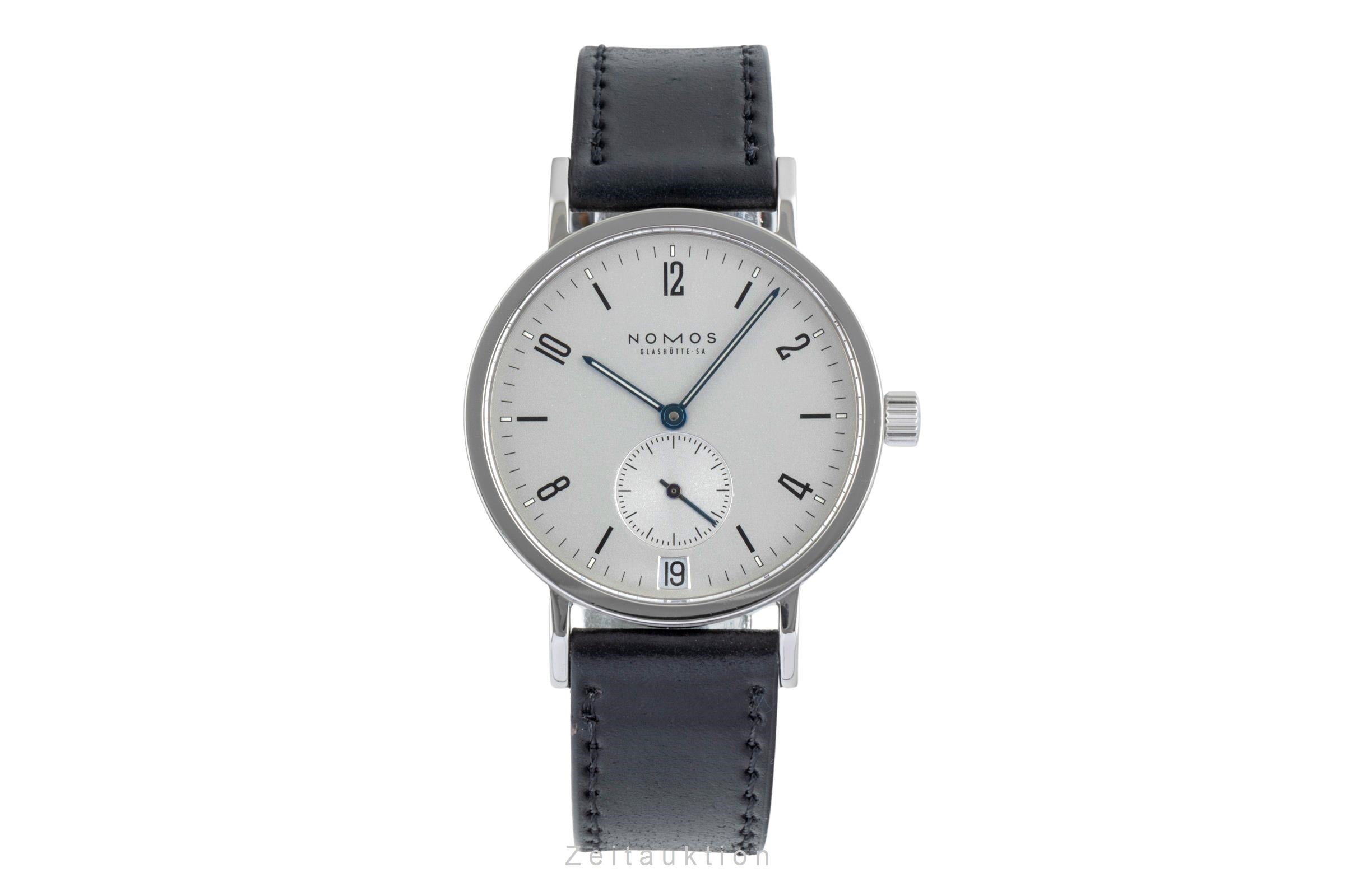 Nomos Tangente Sport acero cuerda manual reloj para caballeros 502  [2505880]