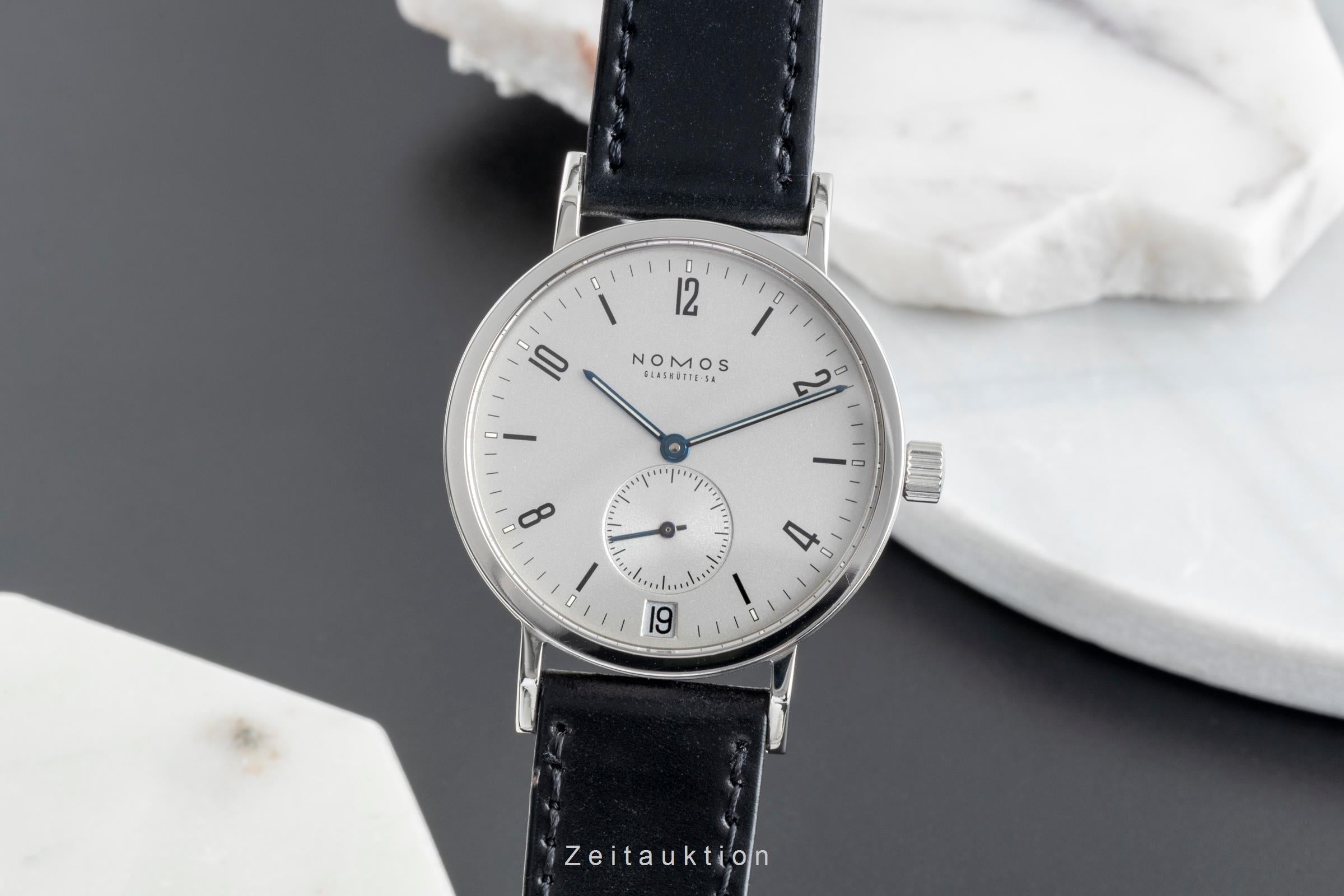 Nomos Tangente Sport acero cuerda manual reloj para caballeros 502  [2505880]
