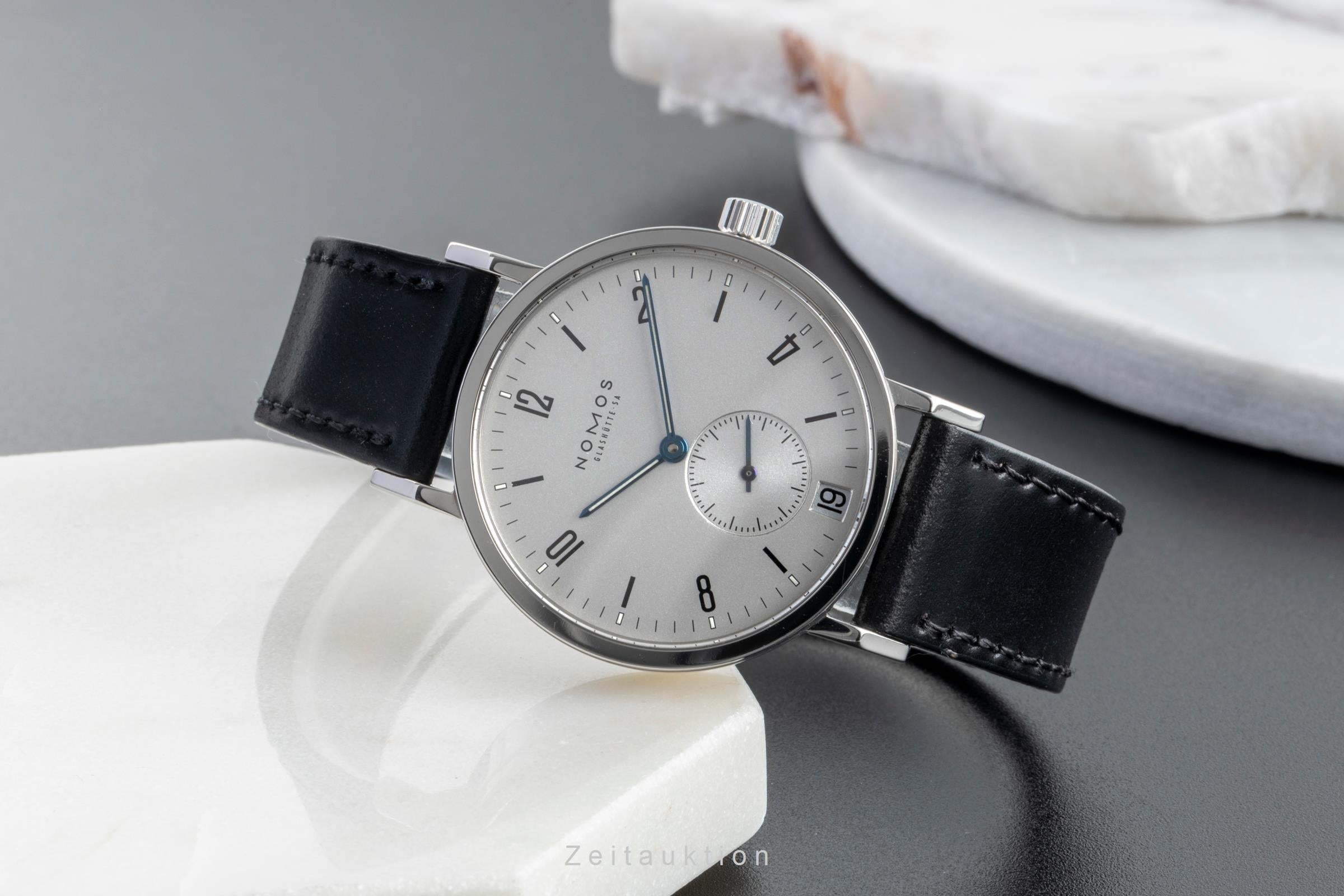 Nomos Tangente Sport acero cuerda manual reloj para caballeros 502  [2505880]