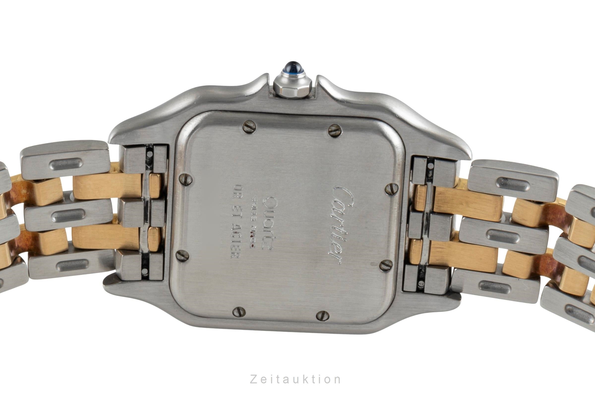 Cartier Panthere Lady Stahl / Gold Datum Damenuhr Ref. 83083242 Klassiker [2505884]