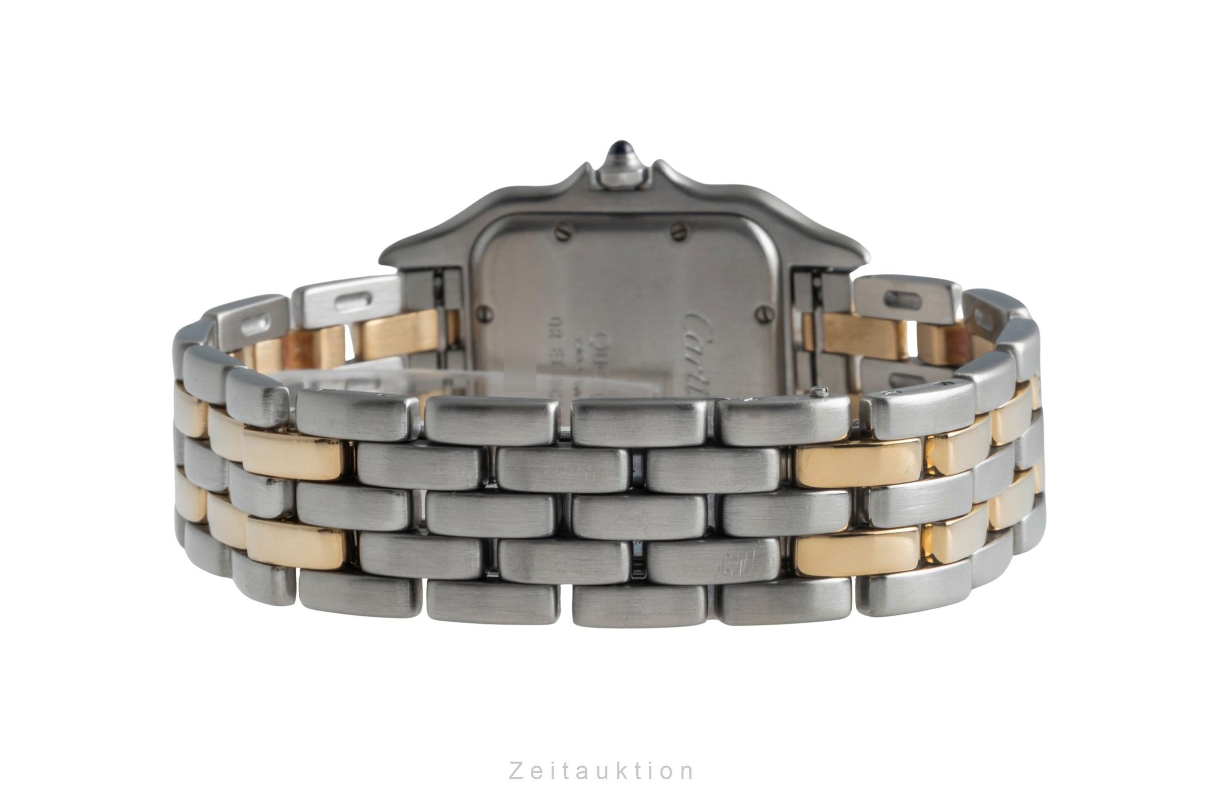 Cartier Panthere Lady Stahl / Gold Datum Damenuhr Ref. 83083242 Klassiker [2505884]