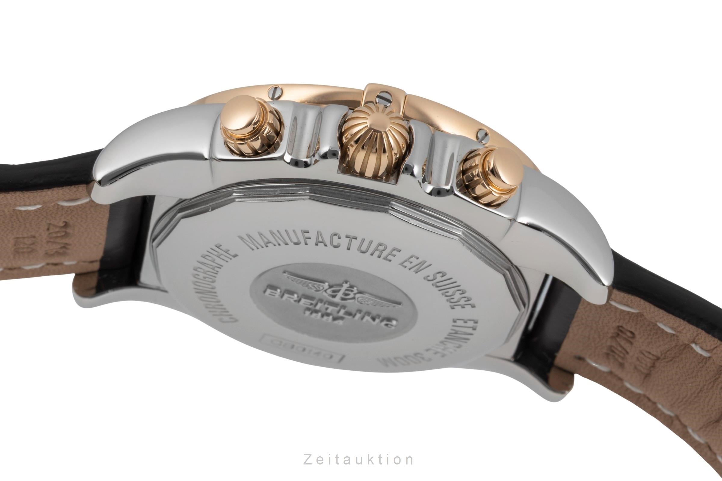 Breitling Chronomat 41 chronographe acier / or  automatique montre pour hommes CB0140  [2505885]