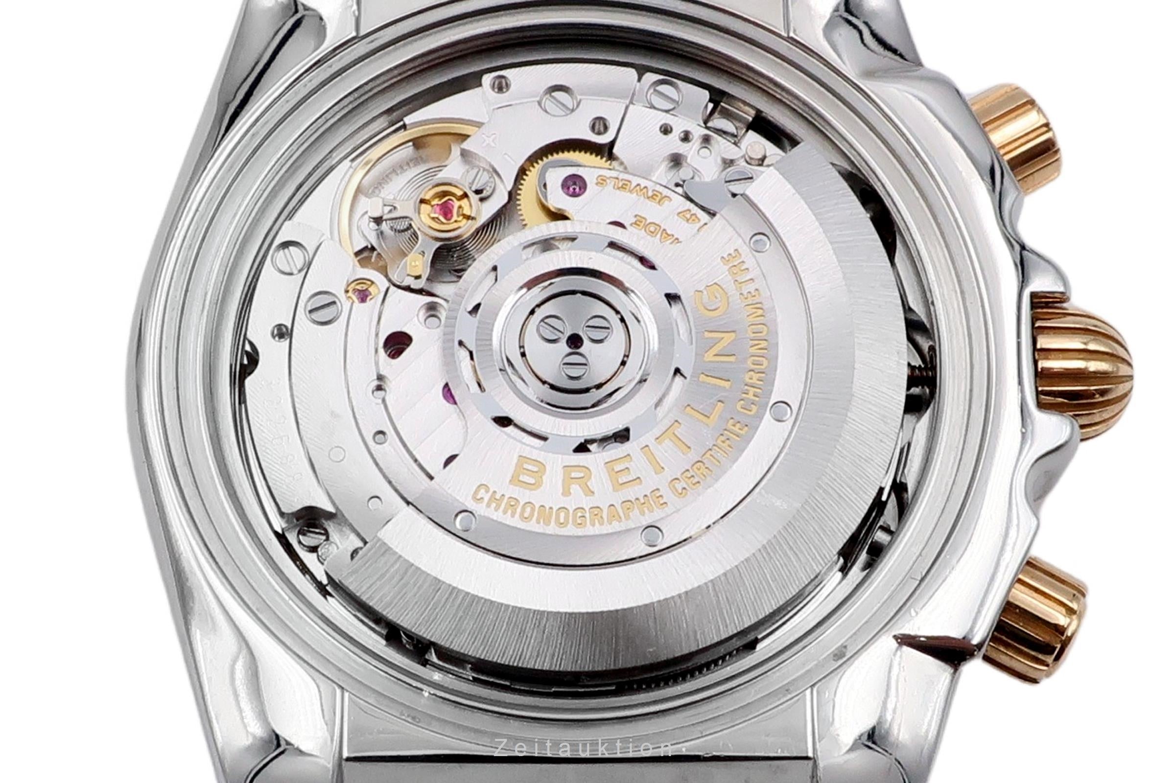 Breitling Chronomat 41 chronographe acier / or  automatique montre pour hommes CB0140  [2505885]