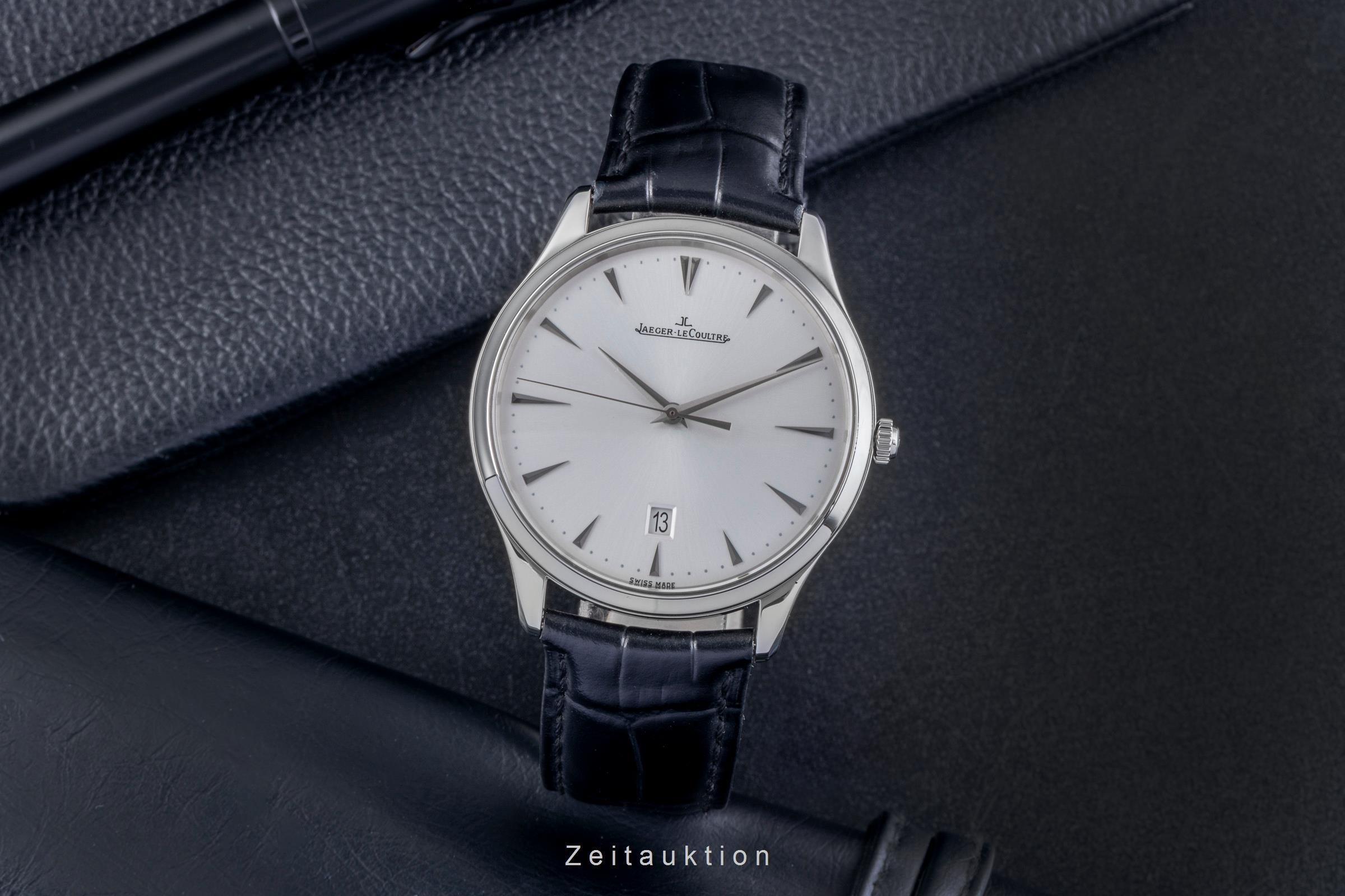 Jaeger LeCoultre Master Ultra Thin steel automatic men's watch Q1288420, 174.8.37.S  [2505892]