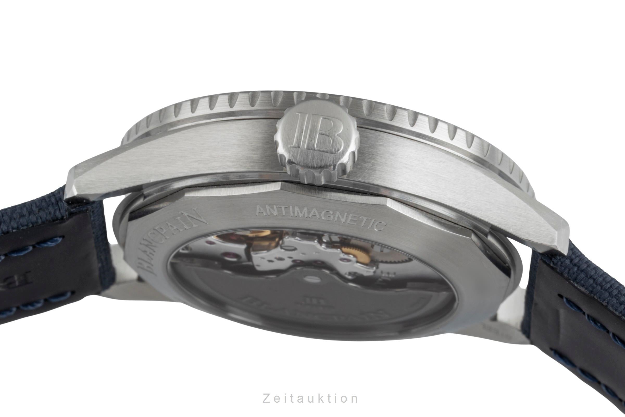 Blancpain Fifty Fathoms Bathyscaphe Stahl Automatik Ref. 5000-1110-B52A Papiere [2505894]