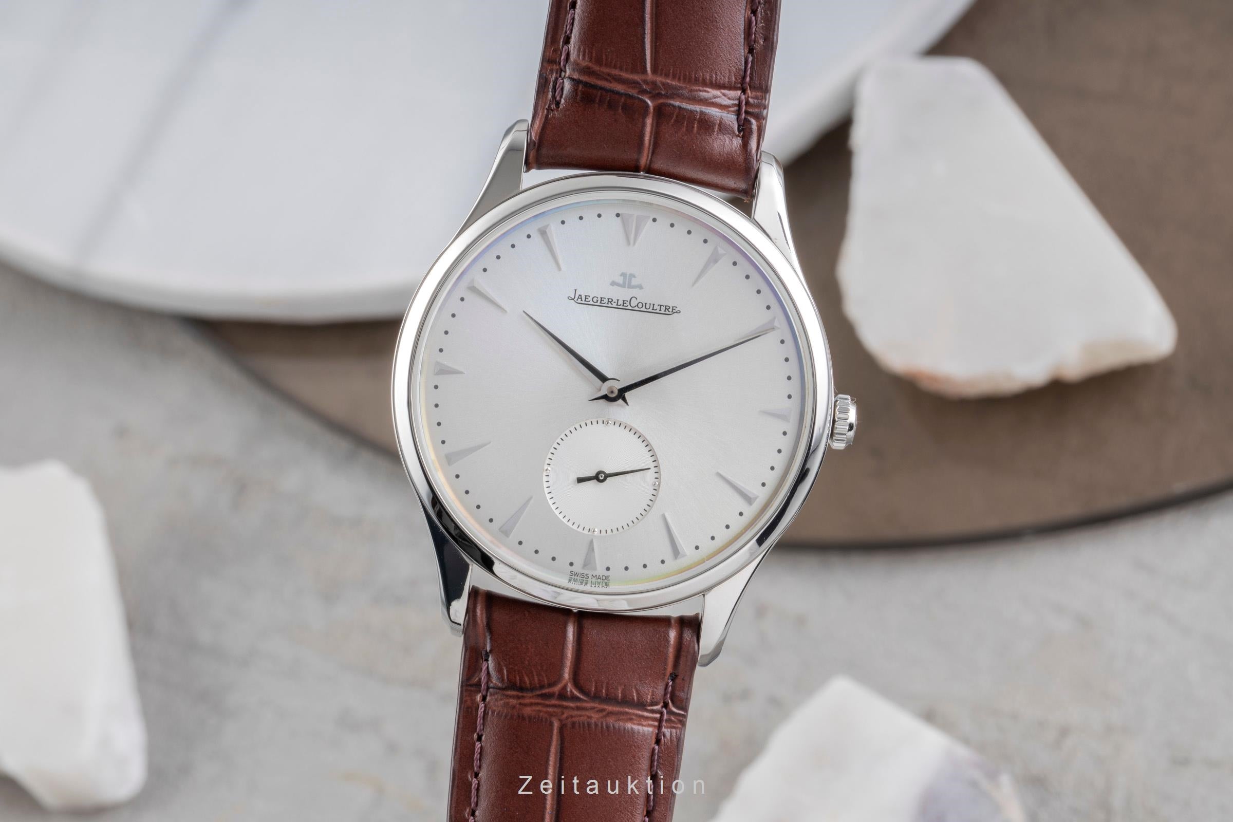 Jaeger LeCoultre Master Ultra Thin steel automatic men's watch Q1358420 , 174.8.90.S	 LP: 10300EUR  [2505895]