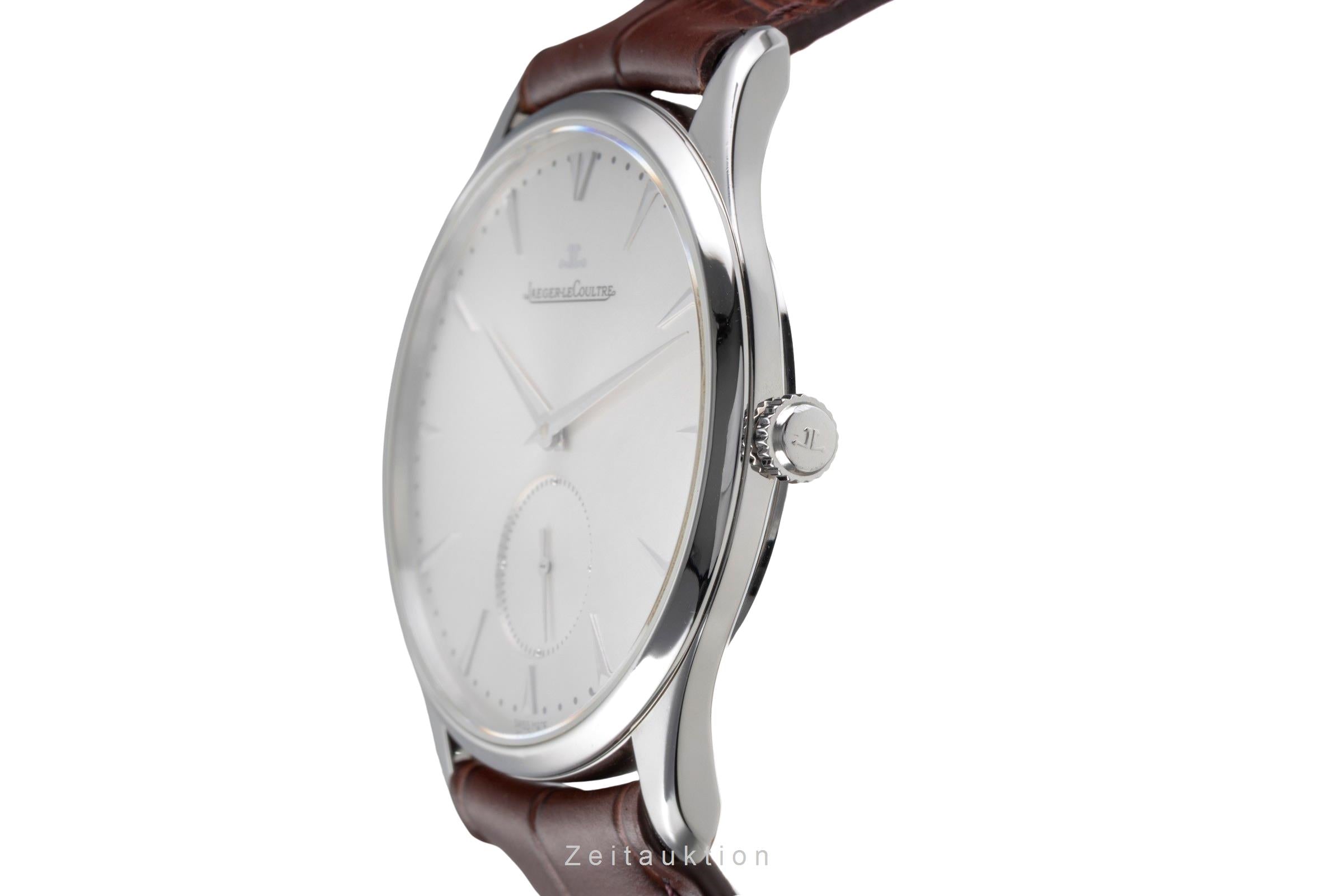 Jaeger LeCoultre Master Ultra Thin steel automatic men's watch Q1358420 , 174.8.90.S	 LP: 10300EUR  [2505895]