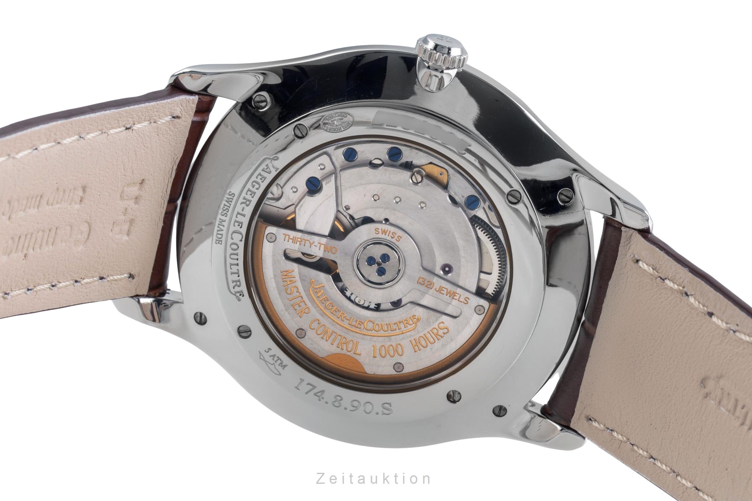 Jaeger LeCoultre Master Ultra Thin steel automatic men's watch Q1358420 , 174.8.90.S	 LP: 10300EUR  [2505895]