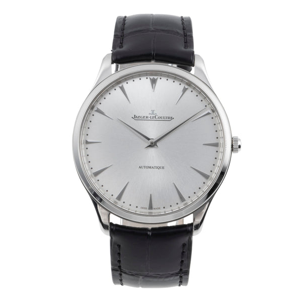Jaeger LeCoultre Master Ultra Thin steel automatic men's watch Q1338421 ,170.8.37  [2505896]