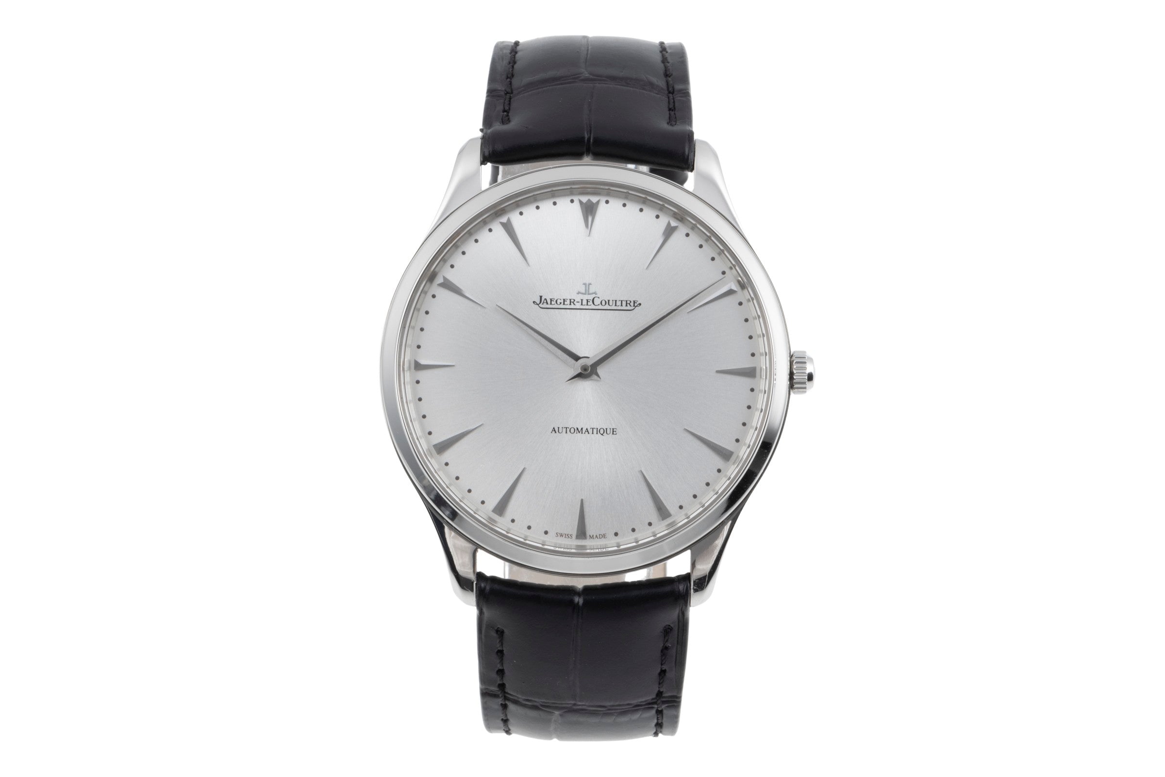 Jaeger LeCoultre Master Ultra Thin steel automatic men's watch Q1338421 ,170.8.37  [2505896]