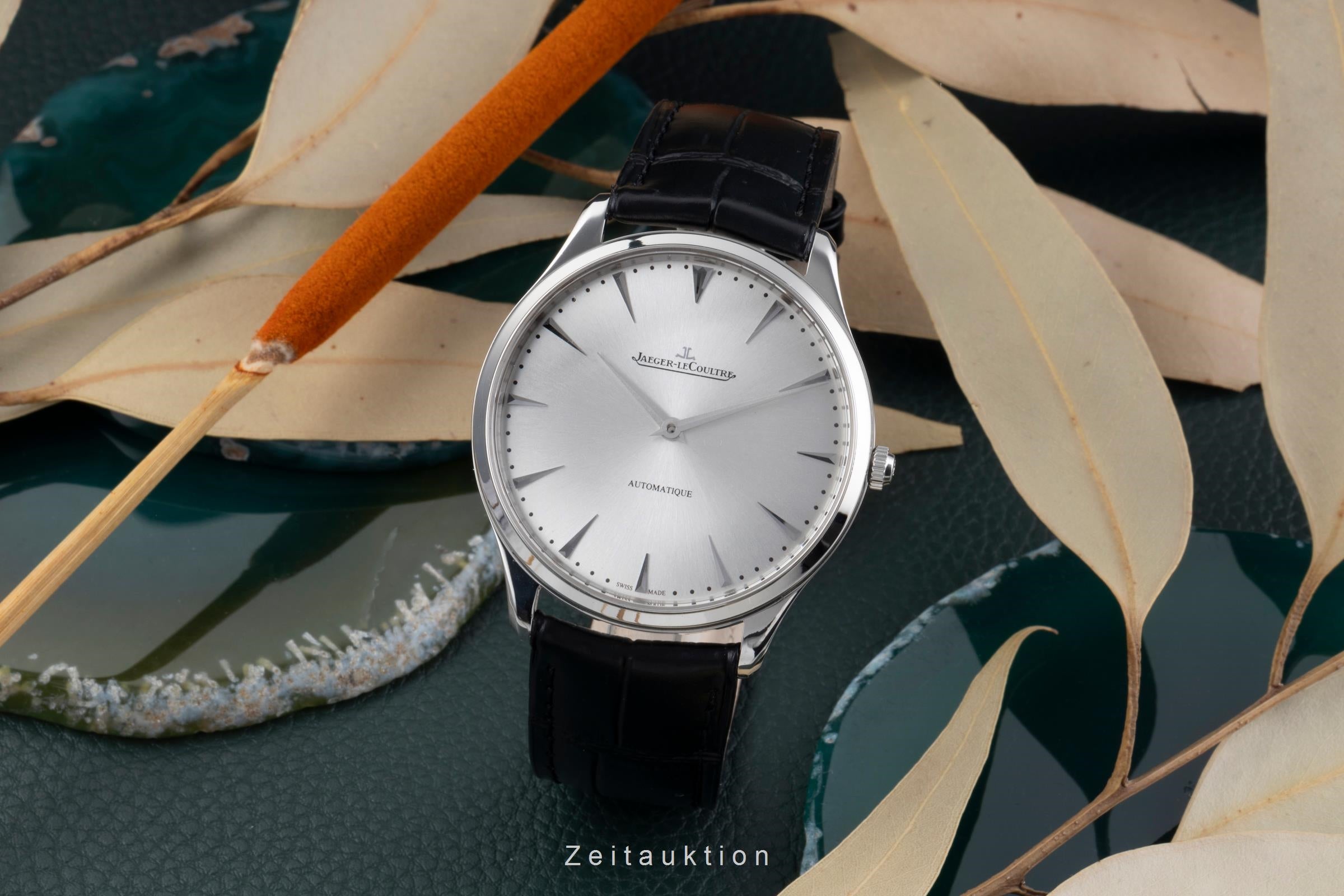 Jaeger LeCoultre Master Ultra Thin steel automatic men's watch Q1338421 ,170.8.37  [2505896]